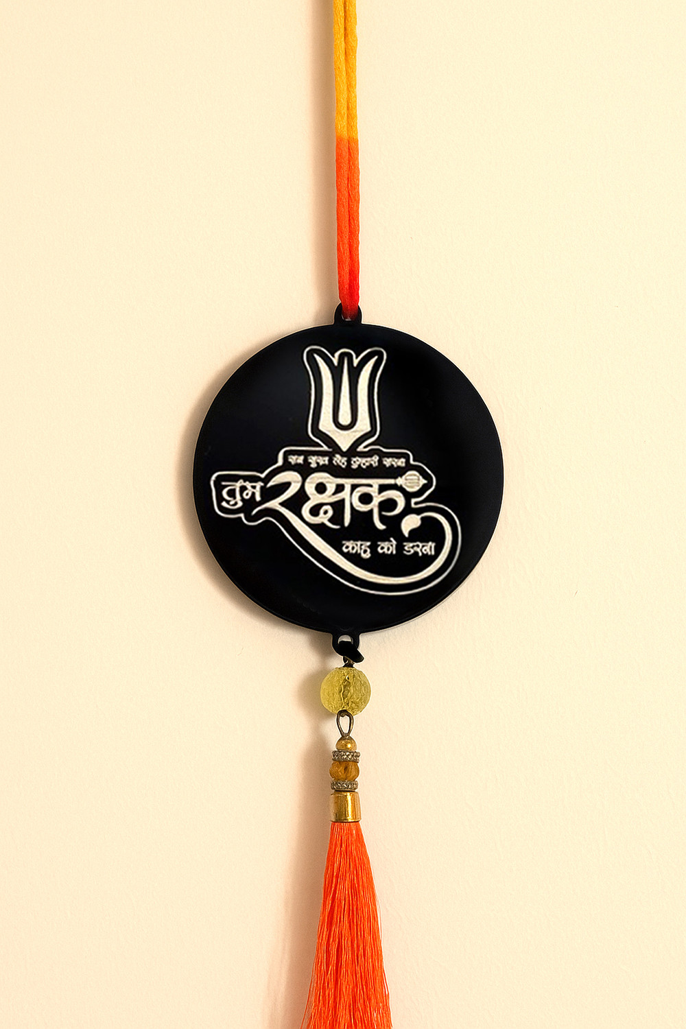Image of f-studio Hanuman ji Acrylic Car Hanging Double Sided Religious Decor | Laser Engraved Car Hanging Ornament (Pack of 1)