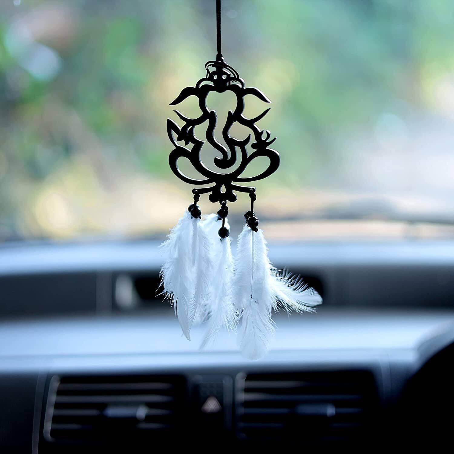 Cloudzy Store Dream Catcher Ganesha Car Hanging Ornament
