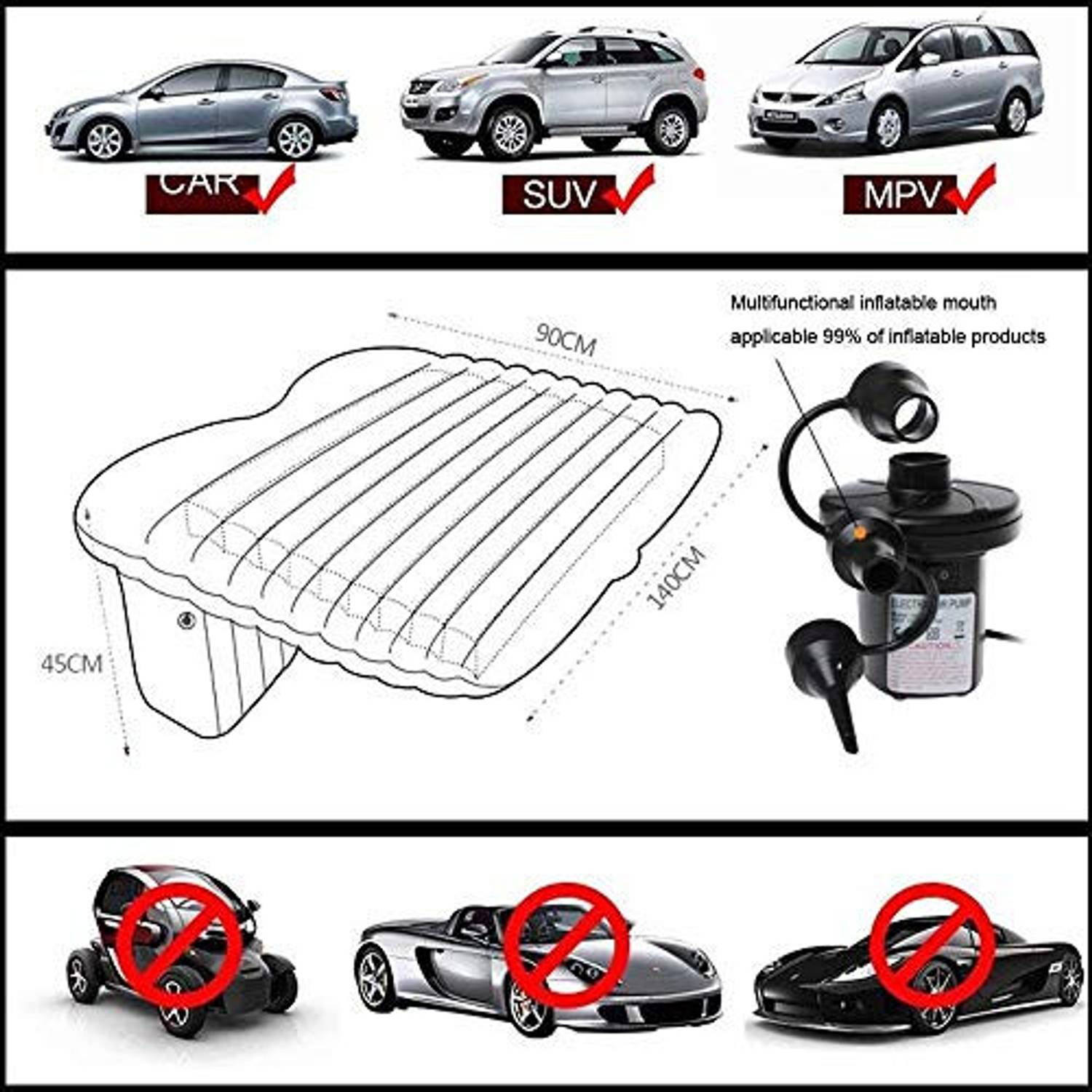 Calpix 2 Seater Inflatable Sofa - Image 4