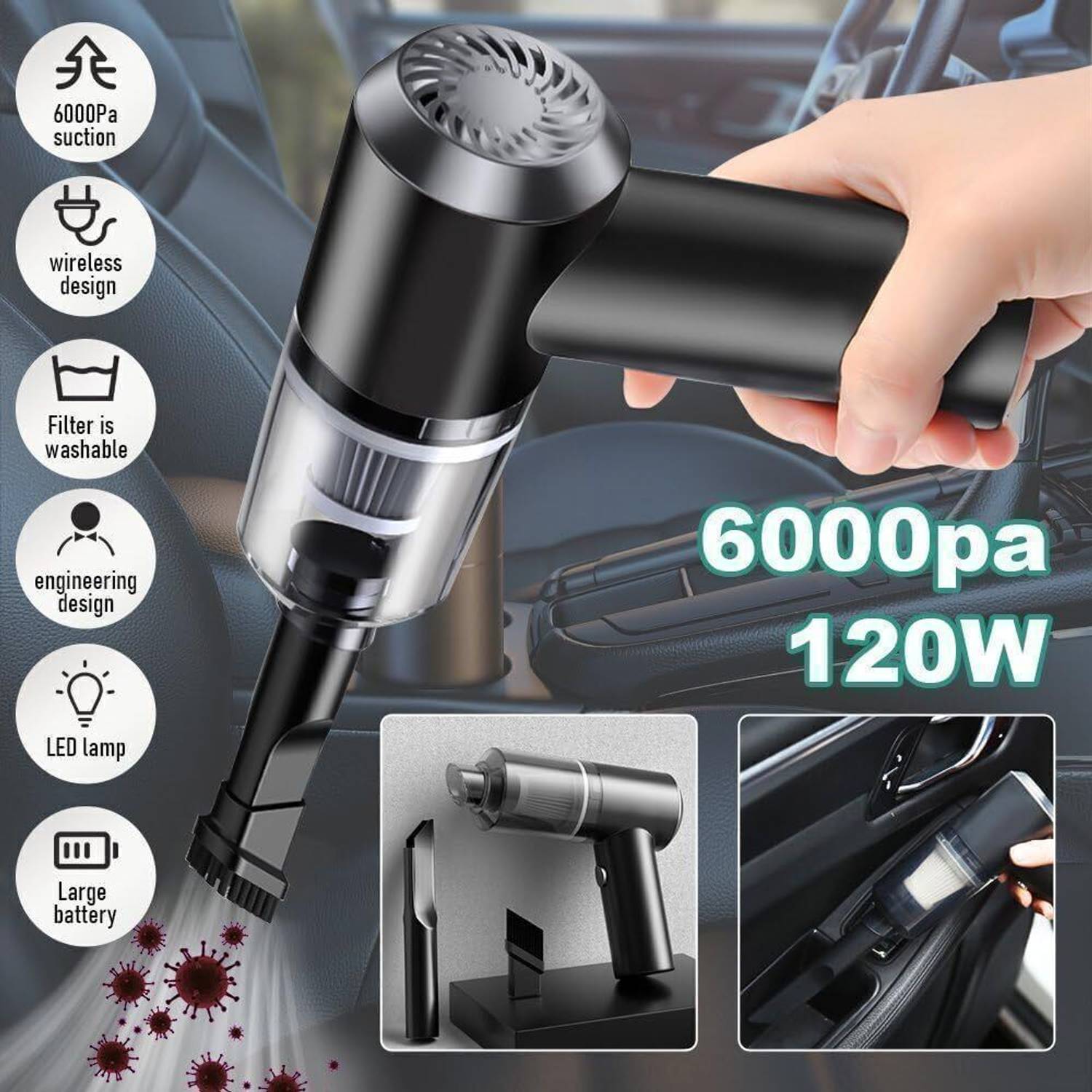 MANTH CarNova Pro CN-PRO-V7 Vacuum Kit - Image 4