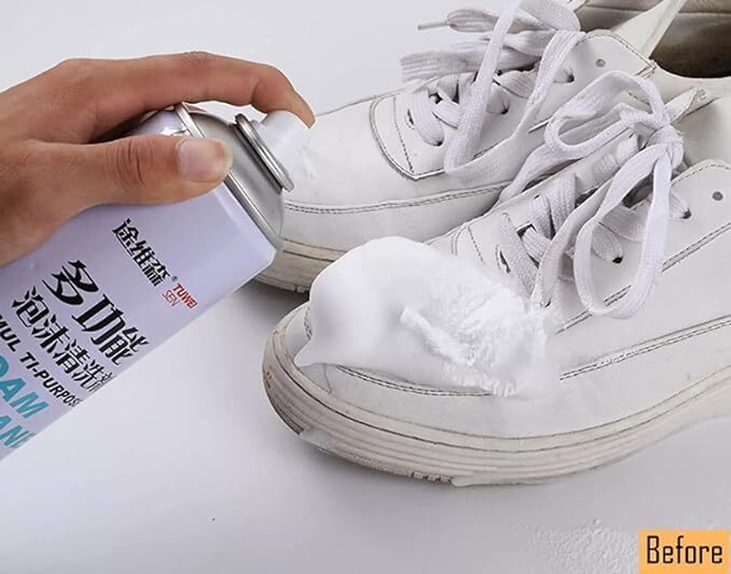 Image of Six Sigma Multipurpose Foam Cleaner /Car Seat Exterior & Interior,Shoes,Sofa Cleaning Spray Foam Cleaner Vehicle Interior Cleaner