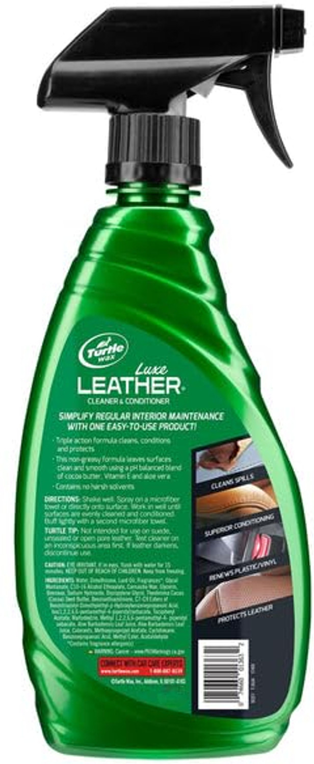 Image of Turtle Wax Luxe Leather Cleaner,Liquid Conditioner-Car Leather Seat Cleaner Luxe Leather Cleaner,Liquid Conditioner Vehicle Interior Cleaner