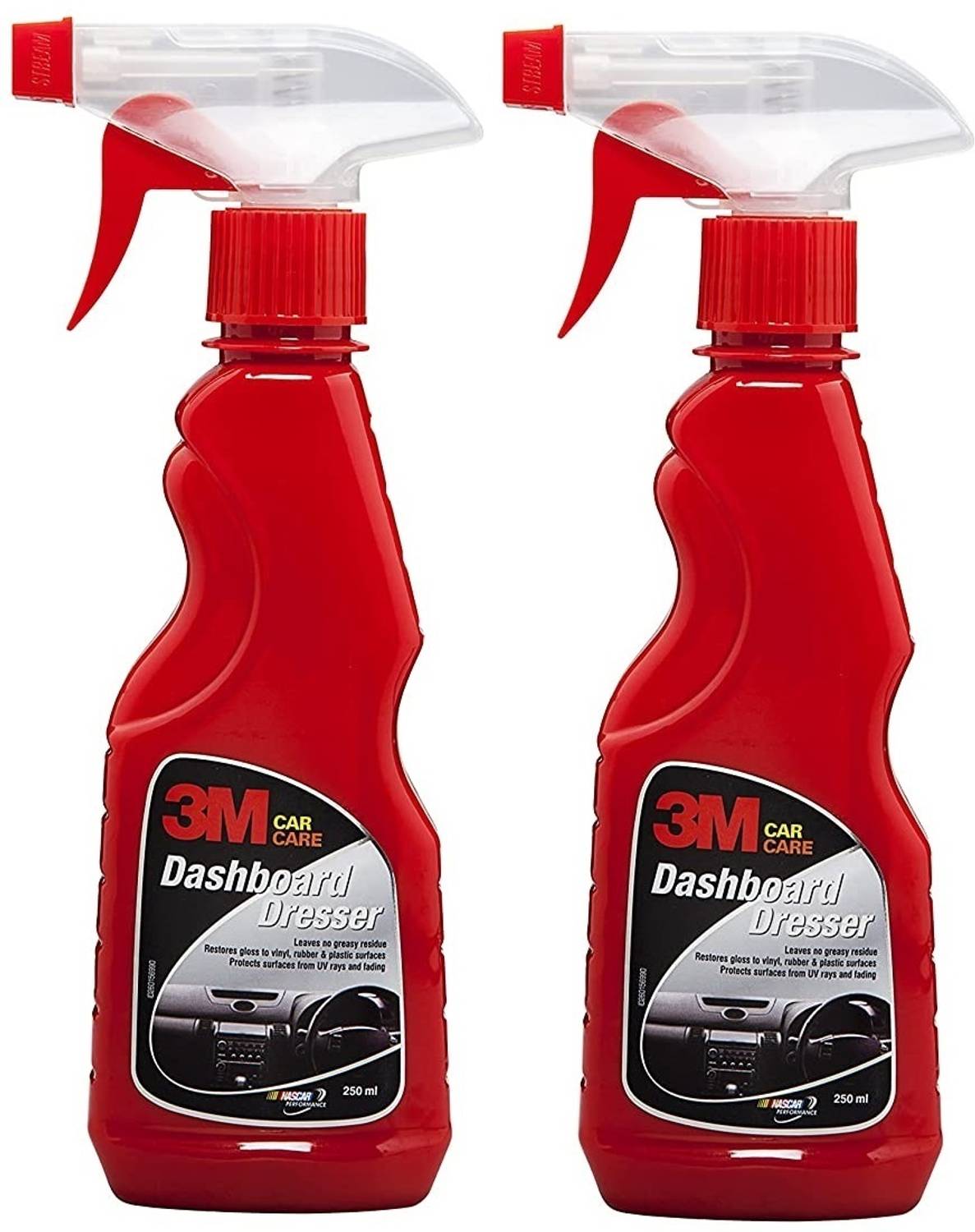 3M Car Dashboard Dresser, Restore Gloss on Dashboard (250ml Each, Pack of 2) Vehicle Interior Cleaner