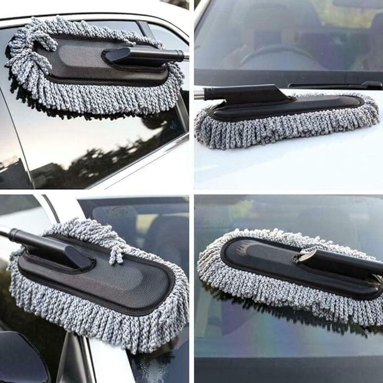 Image of JUNJULA 7pcs Car Vacuum,Car Duster Kit,Interior & Exterior Car Cleaning Combo