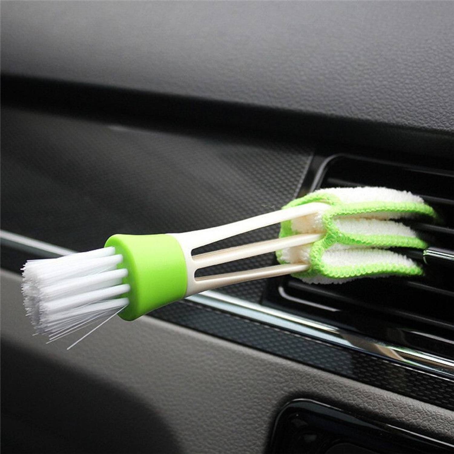 carempire Car Air Vent Cleaning Brush Blinds and Ceiling Fan Duster Set - Pack of 1 Microfiber Cleaners for Ceiling Fans, Window Blinds and Shutters Vehicle Interior Cleaner