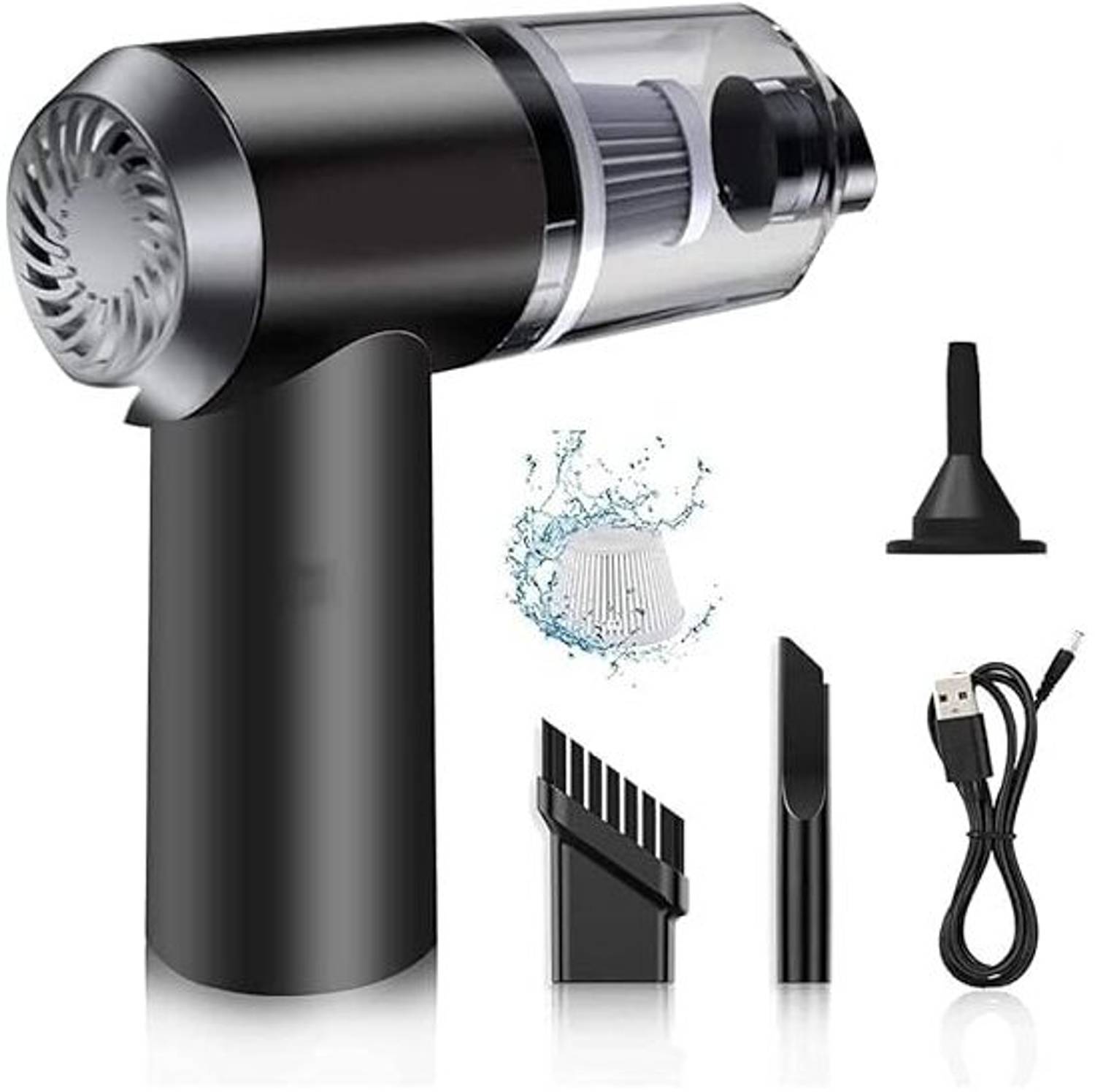 ADP TRADERS 3 in 1 Portable Electric Nail Drill Professional Cleaner Dust Collection Car Vacuum Cleaner