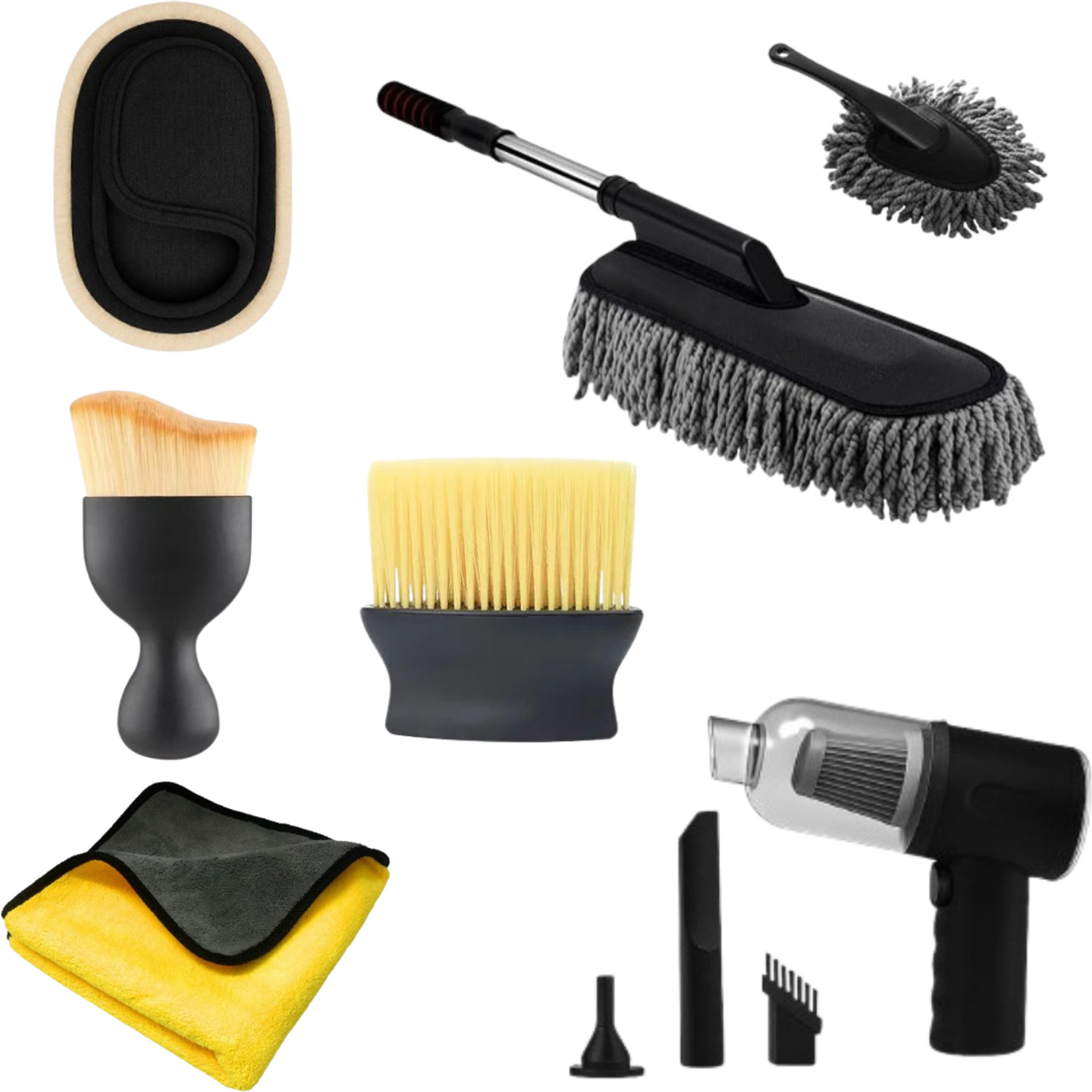 Image of RUSTAR Car Cleaning Kit with Air Blower |Removes Dust And Mould from AC | Vehicle Interior Cleaner