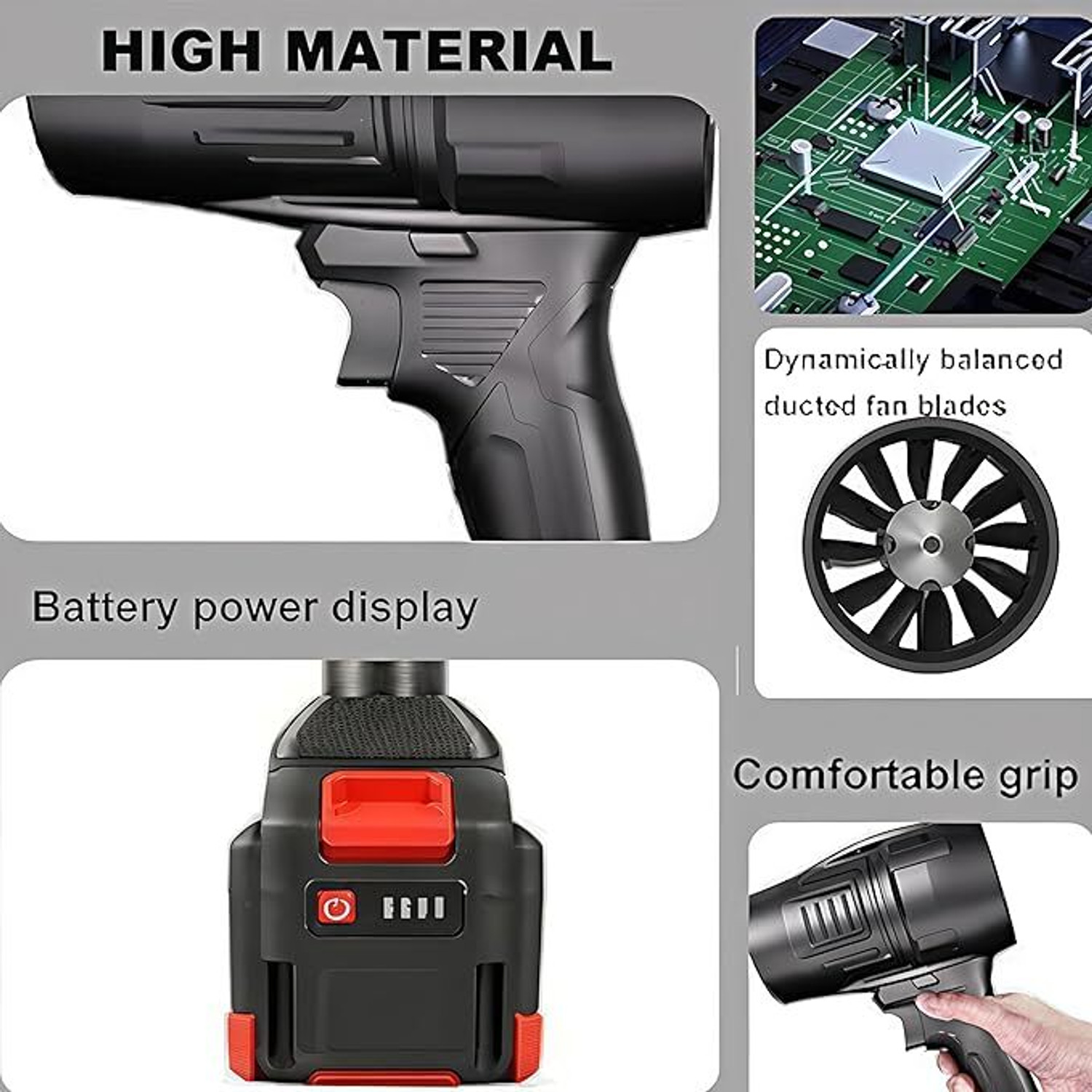 Image of SMARTYWOMEN Handheld High Powerful Blow Brushless Motor Car,Home Corner, Road Cleaning Handheld High Powerful Blow Brushless Motor Car,Home Corner, Road Cleaning Vehicle Interior Cleaner