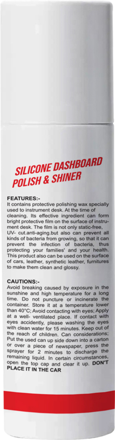 Image of wesaf Silicone Dashboard Shiner Spray Grade 7200 Vehicle Interior Cleaner
