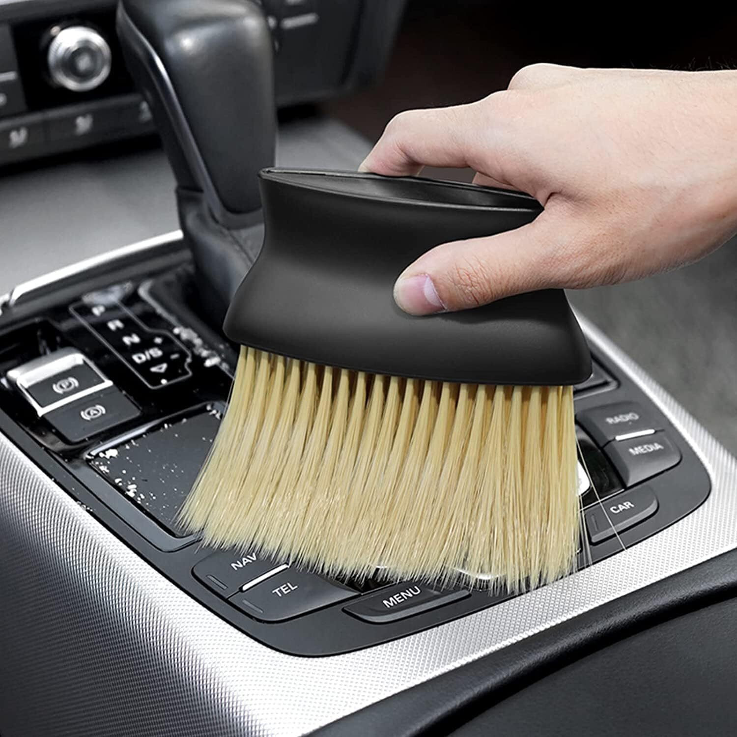 Image of JUNJULA 7pcs Car Vacuum,Car Duster Kit,Interior & Exterior Car Cleaning Combo