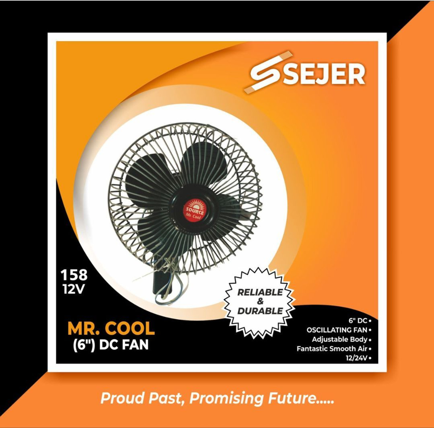 Image of SOURCE AUTOMOTIVE PARTS SOURCE-FAN-158-12V Car Interior Fan