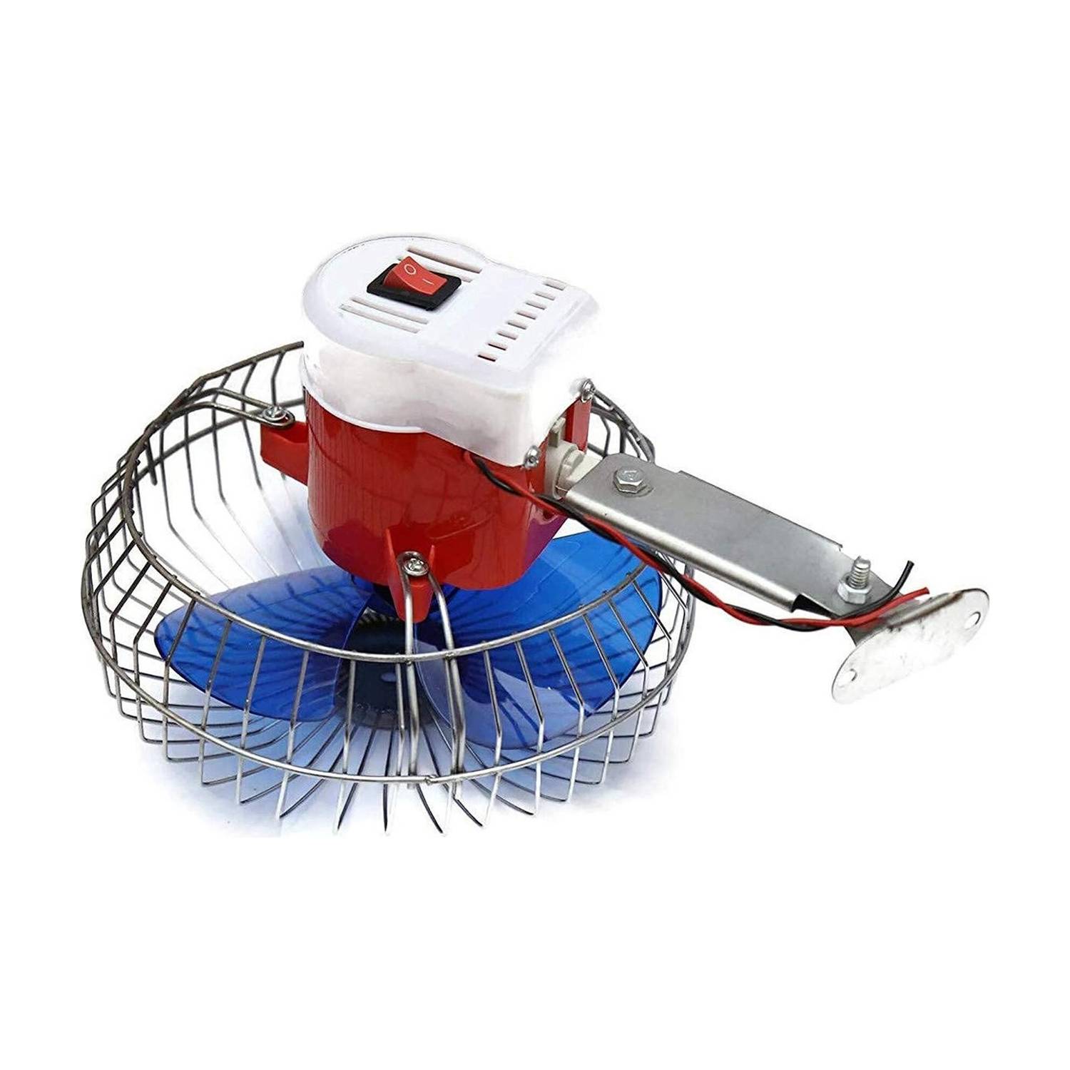 Ajeetech 12V Dc Power Air Circulating Roof Fan for Universal for Cars, Truck Car Interior Fan