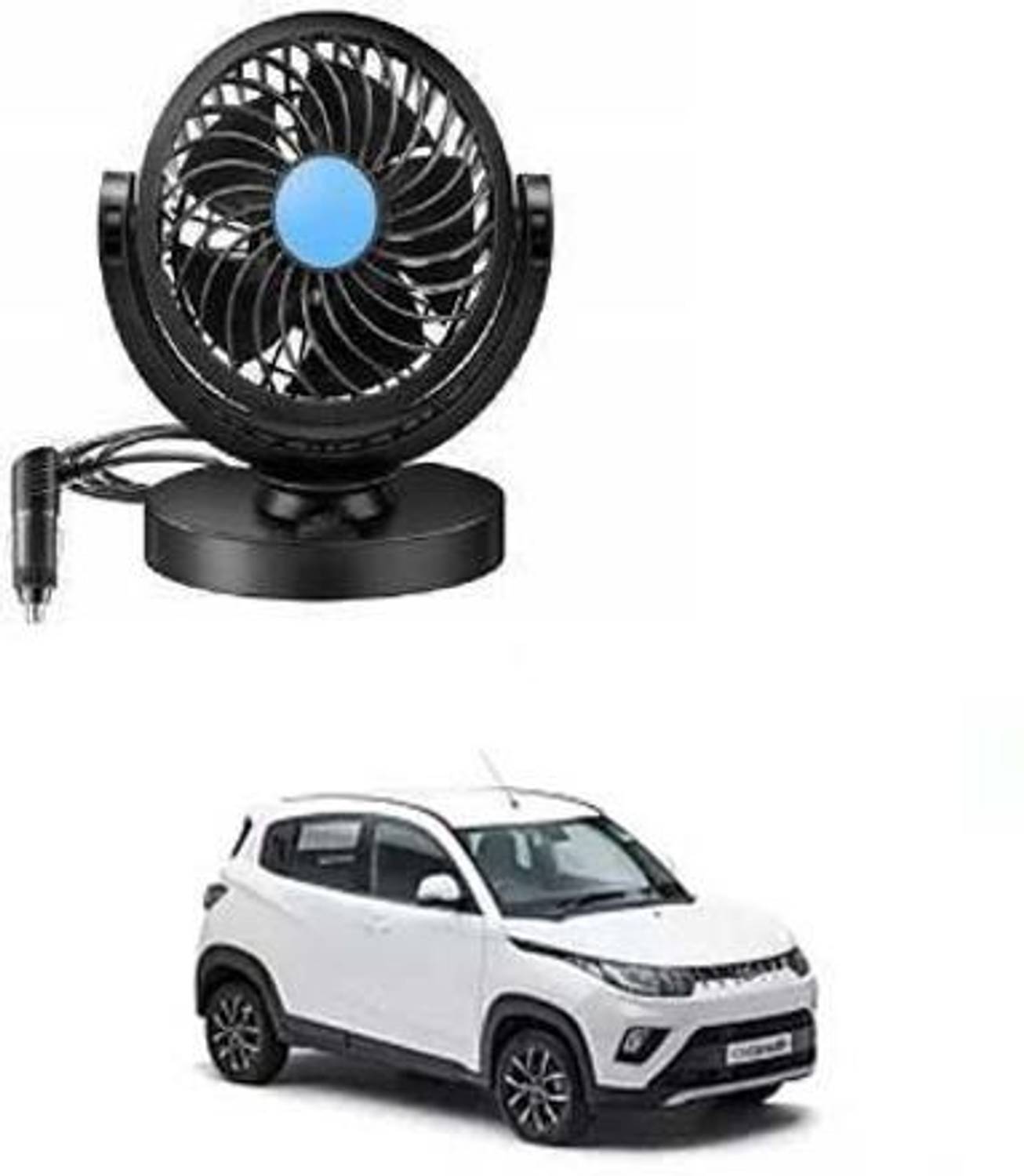 ACE Car Dashboard Fan Rotatable Air Cooling Mini Electric Fan For KUV100 NXT Car Interior Fan
