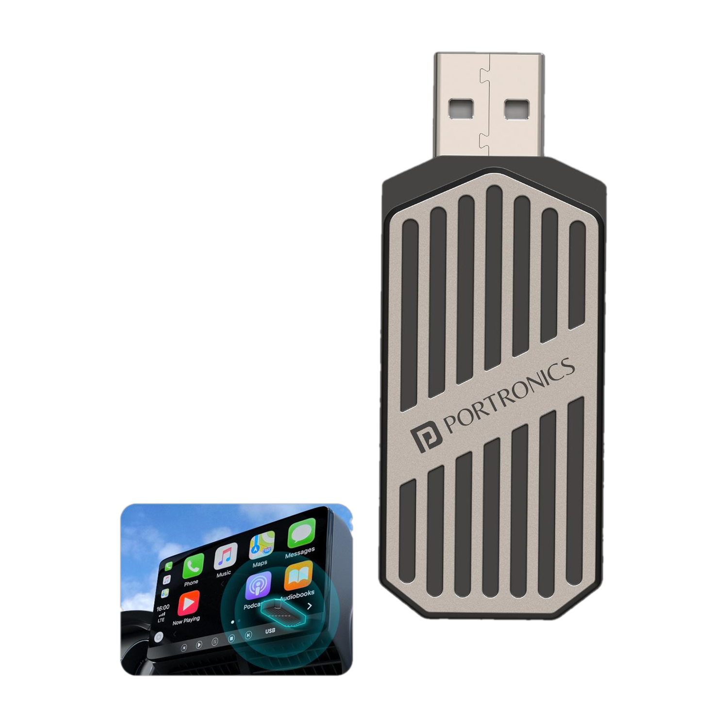 Portronics v5.0 Car Bluetooth Device