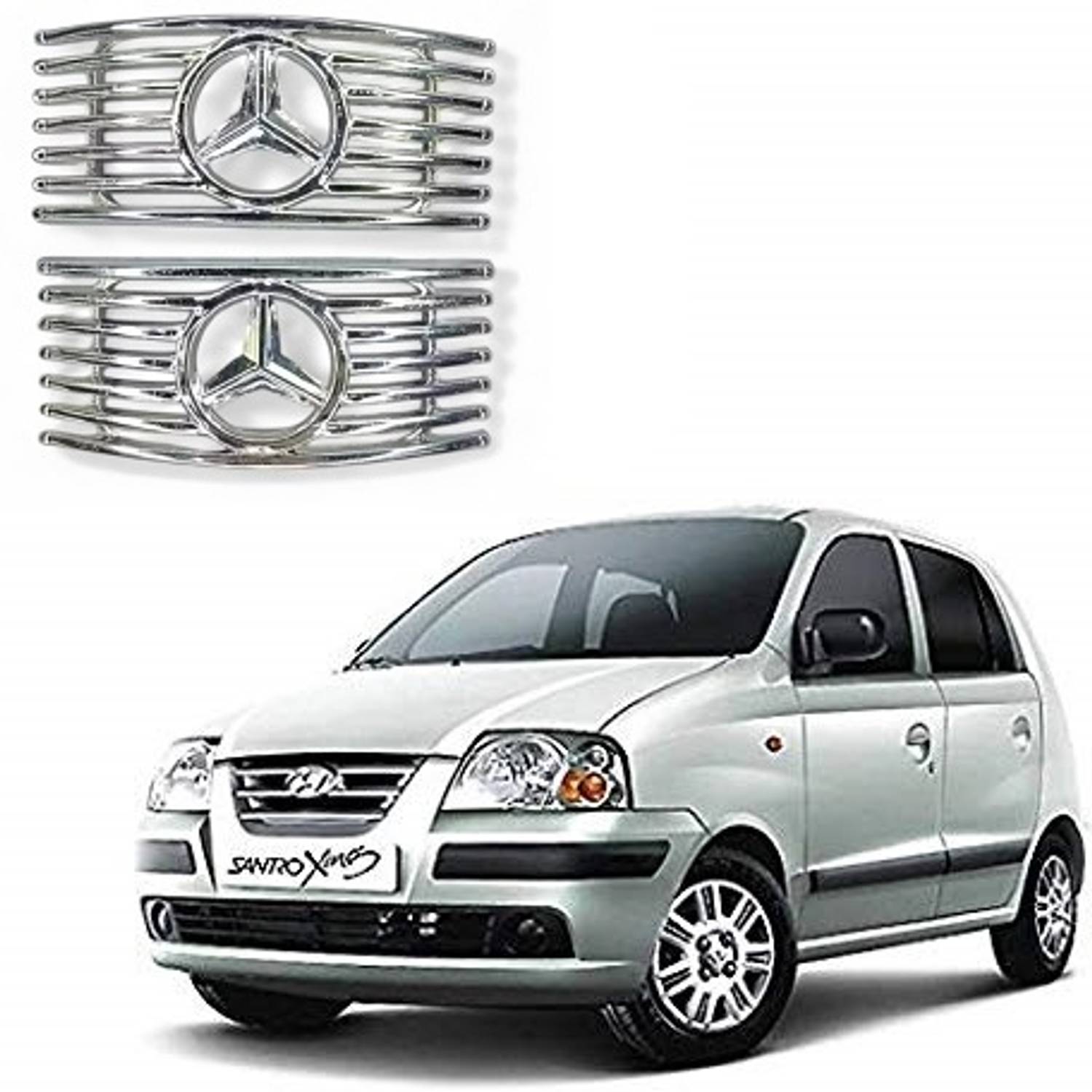 Adhvik Side Lamp Frame for HYUNDAI Santro Xing