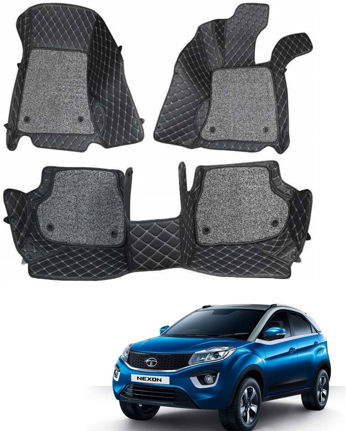 arneja trading company Leatherite 7D Mat For Tata Nexon