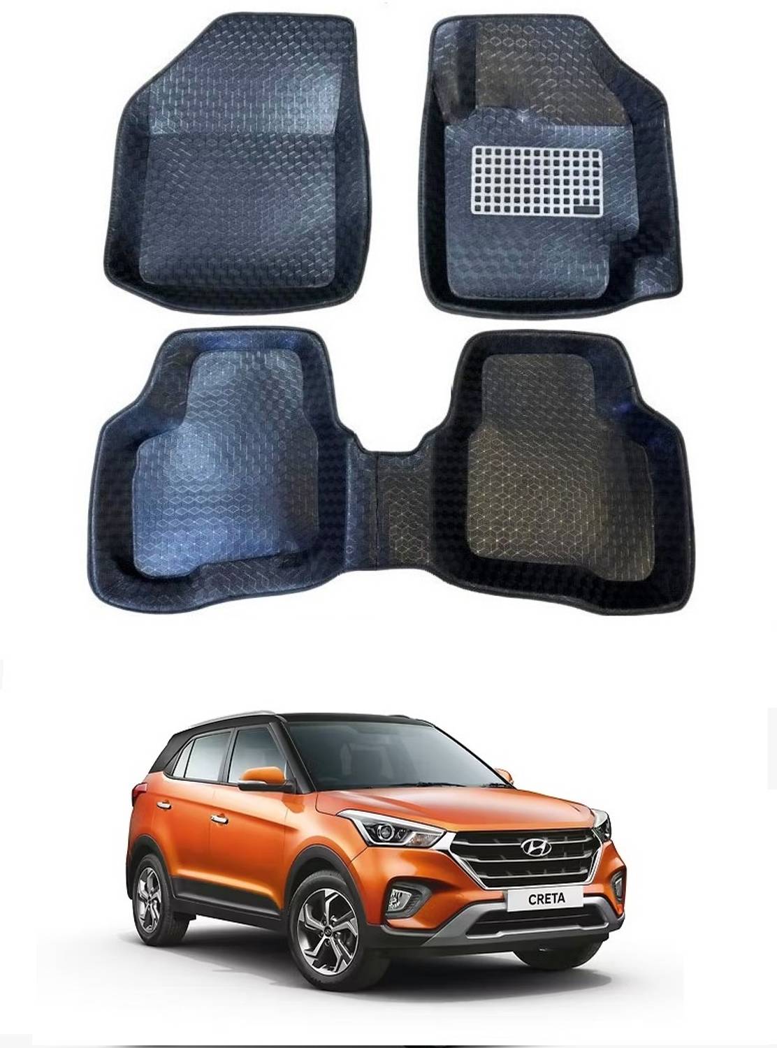 ARNEJA Polyutherine 5D Mat For  Hyundai Creta
