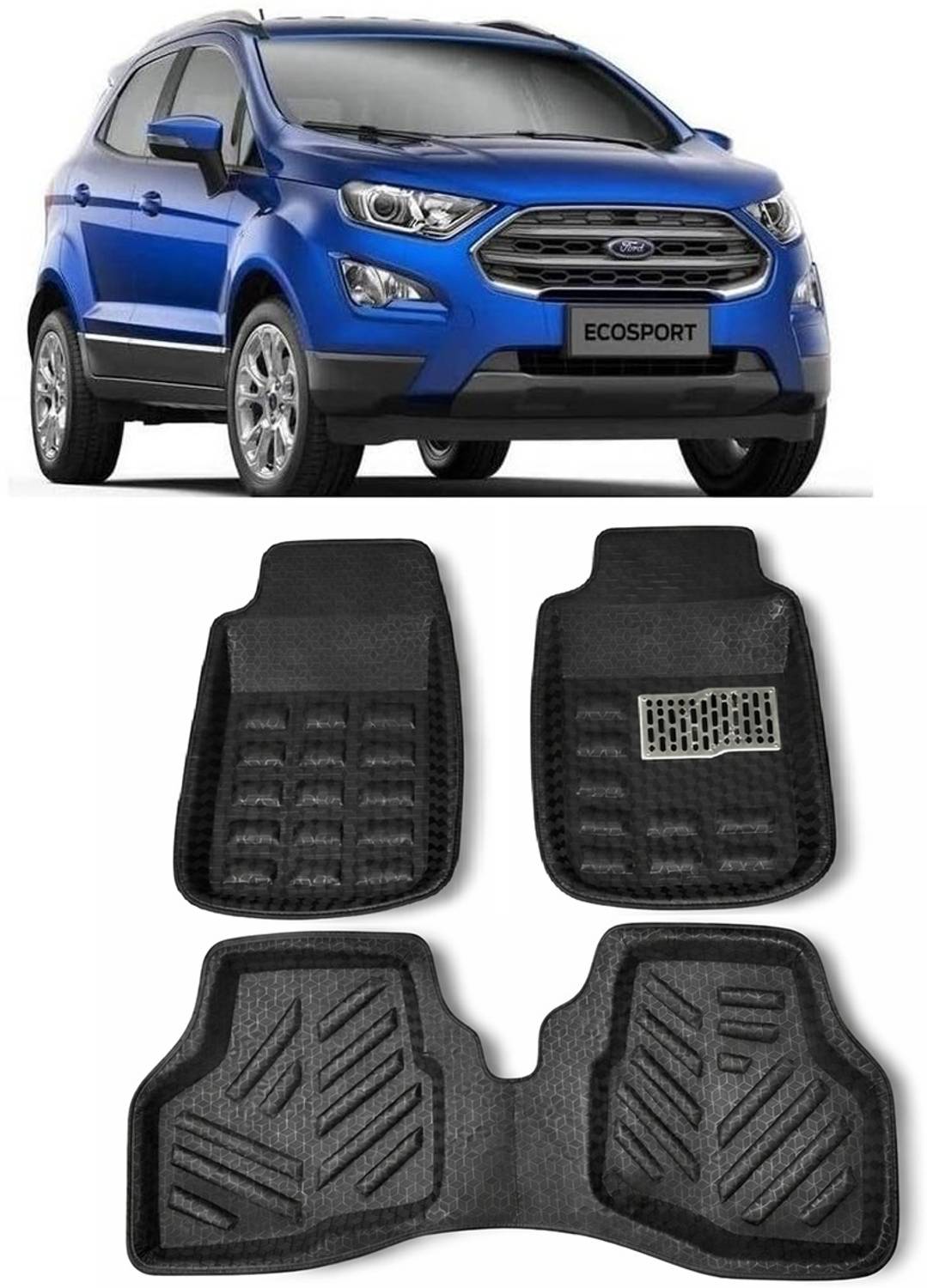 Arnejaa Polyutherine 3D Mat For  Ford Ecosport