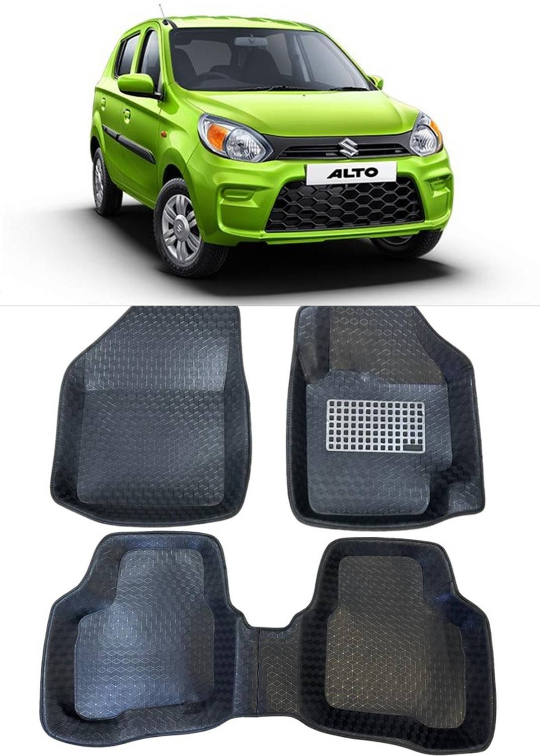 ARNEJA Polyutherine 5D Mat For Maruti Suzuki Alto