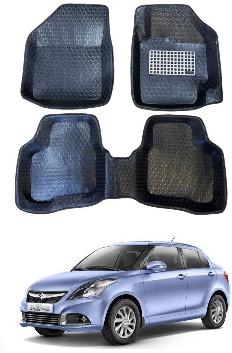 ARNEJA Polyutherine 5D Mat For Maruti Suzuki Swift Dzire