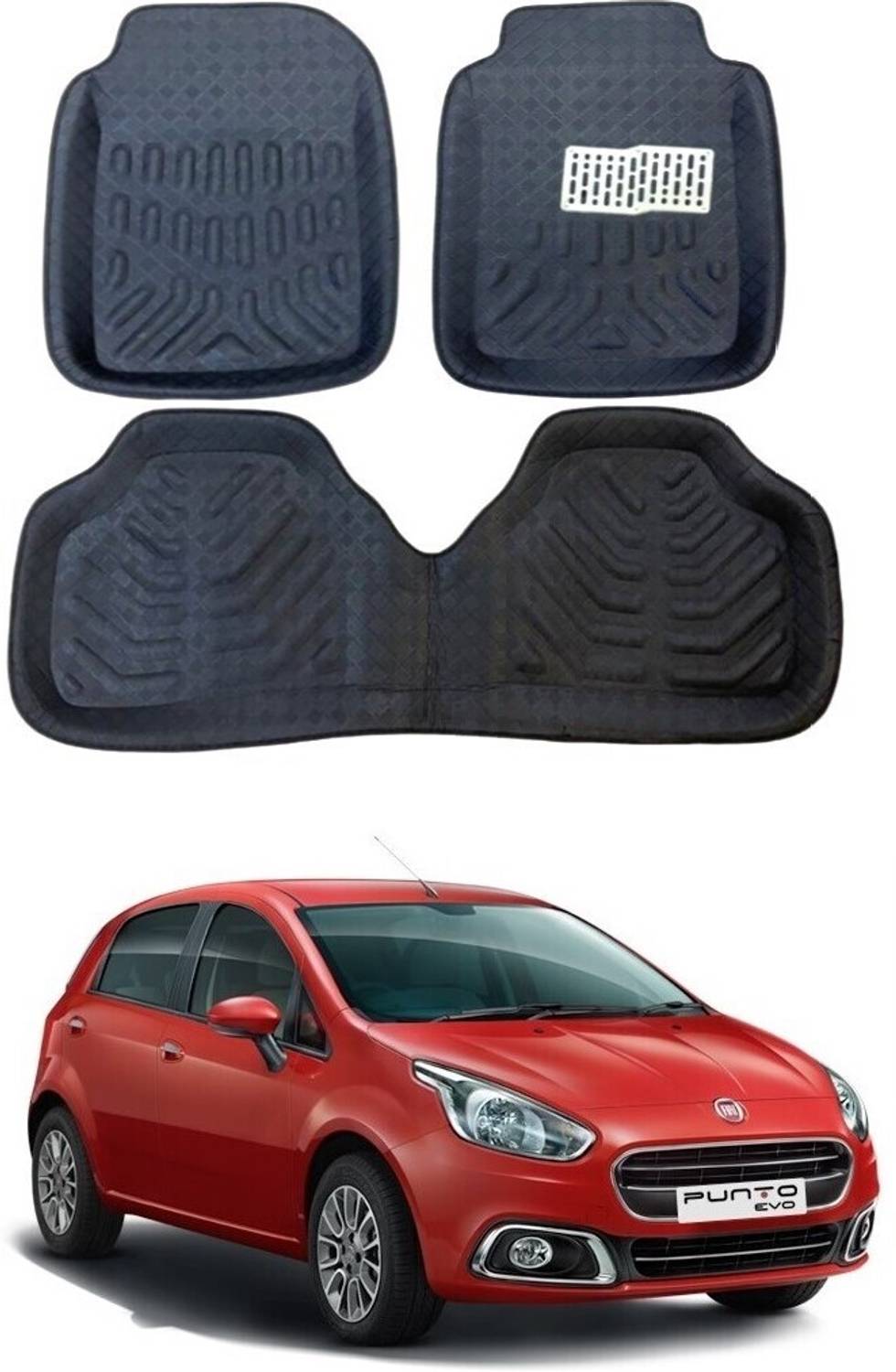 Arnejaa Polyutherine 3D Mat For Fiat Punto