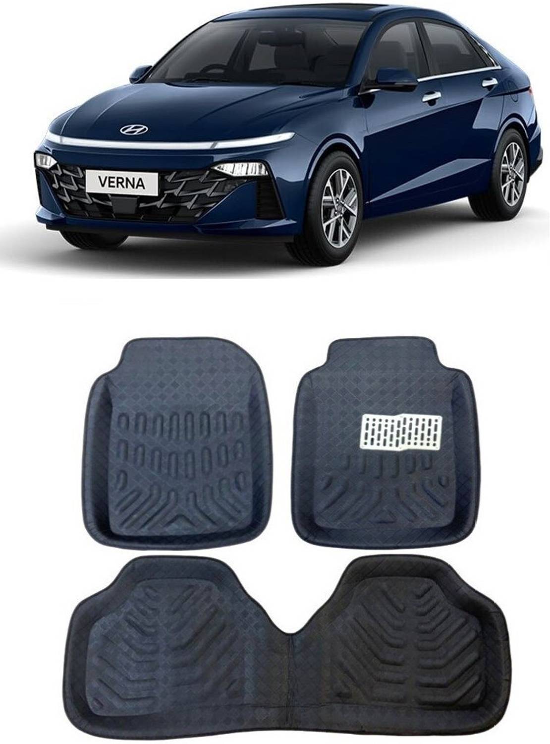 ARNEJA Polyutherine 3D Mat For Hyundai Verna