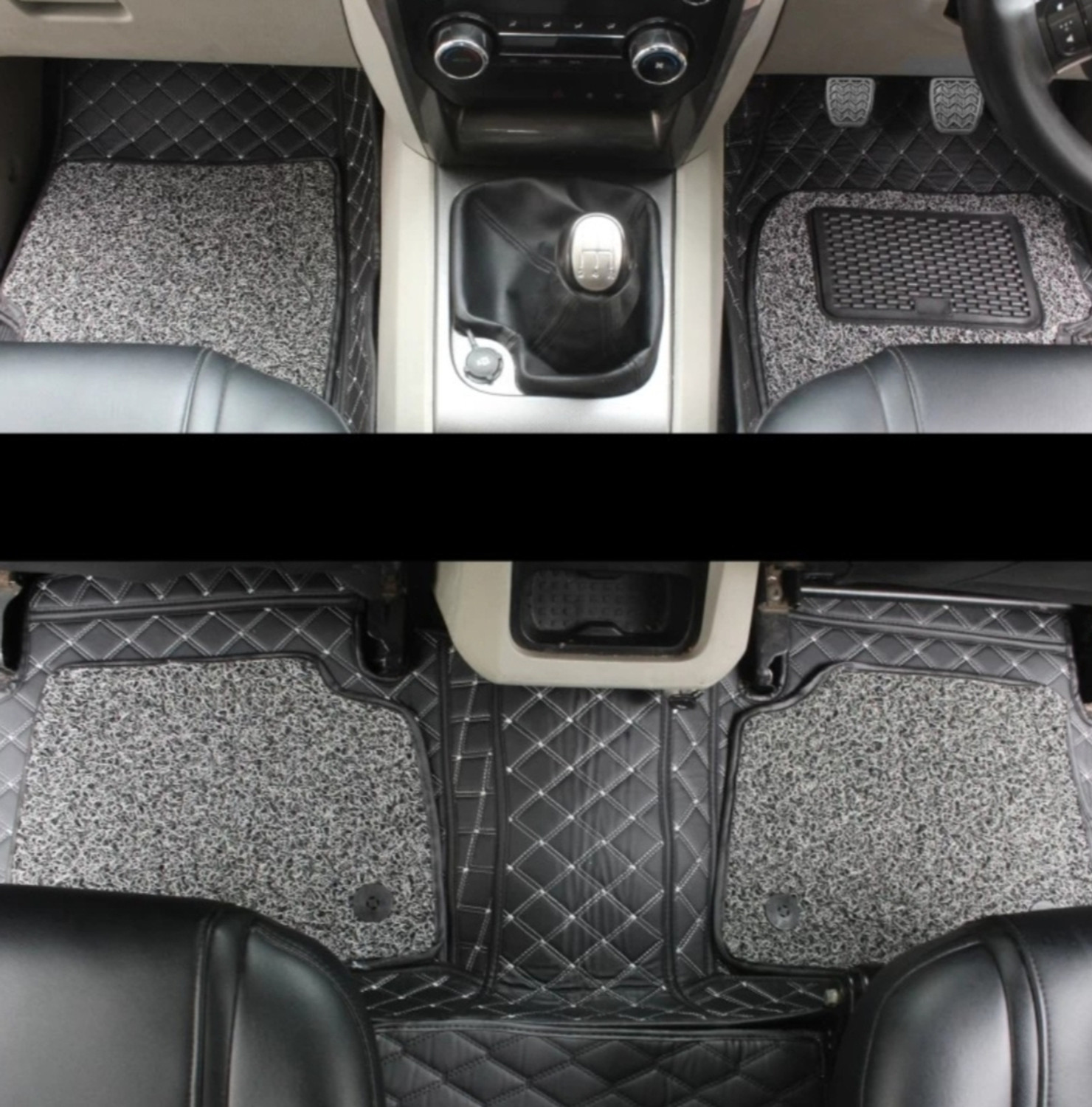Image of onefit enterprises Leatherite 7D Mat For Hyundai Verna Transform