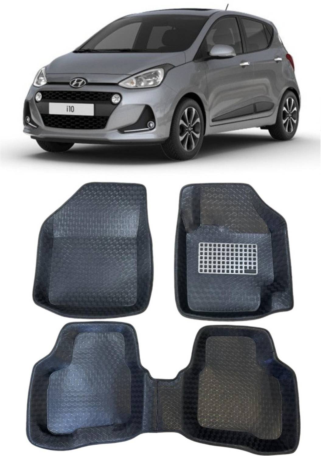ARNEJA Polyutherine 5D Mat For Hyundai i10