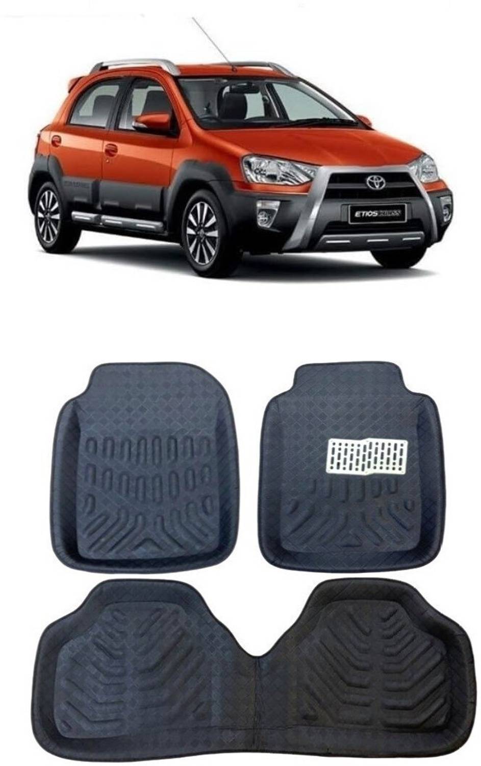 ARNEJA Polyutherine 3D Mat For  Toyota Etios Cross