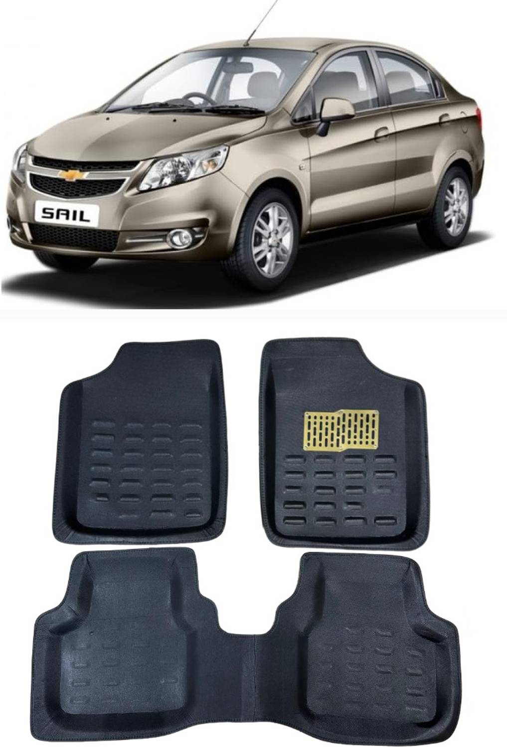 ARNEJA Polyutherine 3D Mat For Chevrolet Sail
