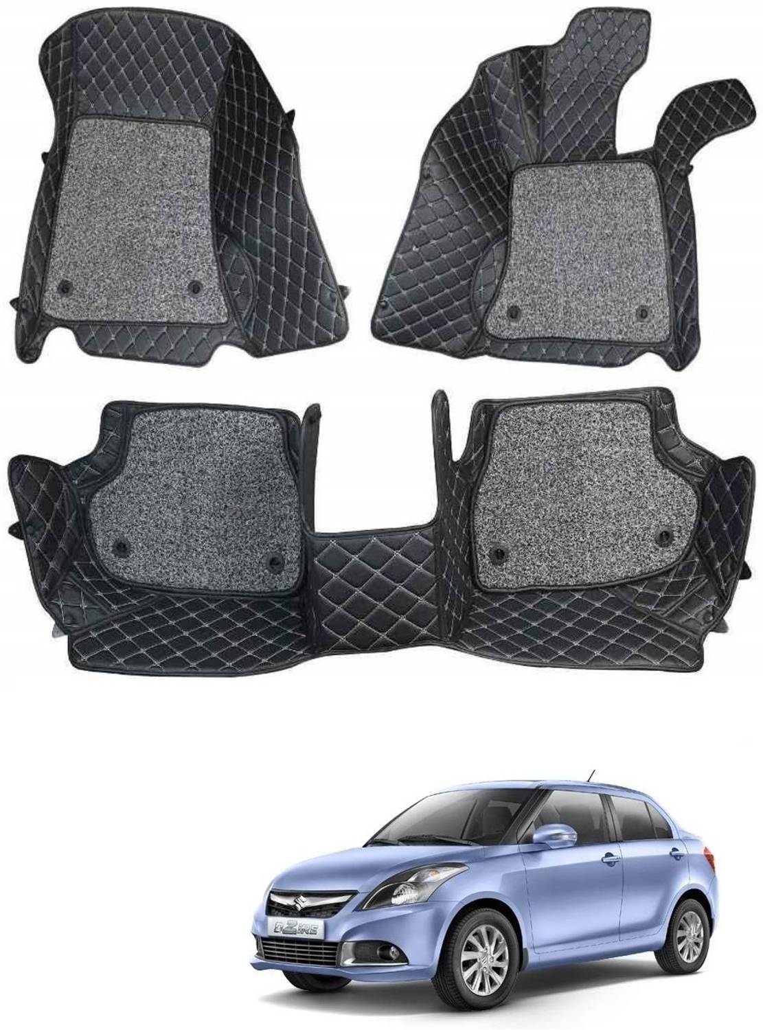 ARNEJA Leatherite 7D Mat For  Maruti Suzuki Swift Dzire