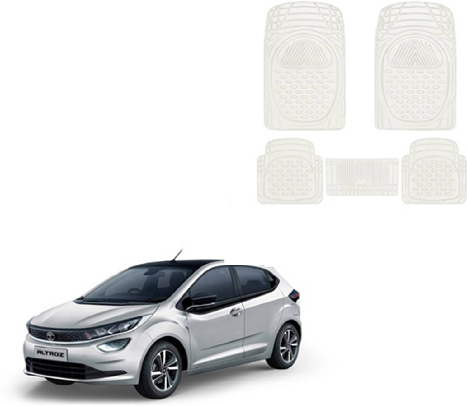 Autorepute Rubber Standard Mat For  Tata Altroz