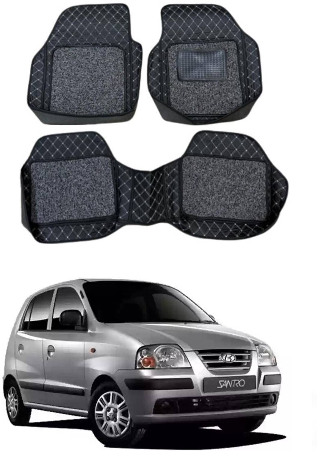 arneja trading company Leatherite 7D Mat For  Hyundai Santro