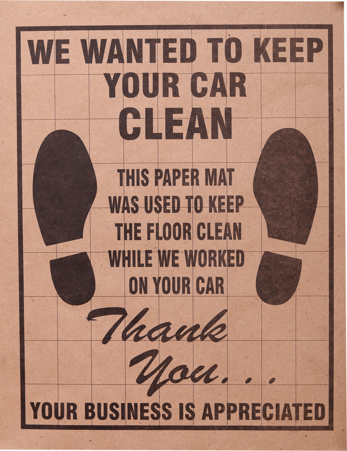 Image of Rhtdm Paper Disposable Paper Mat For Universal For Car