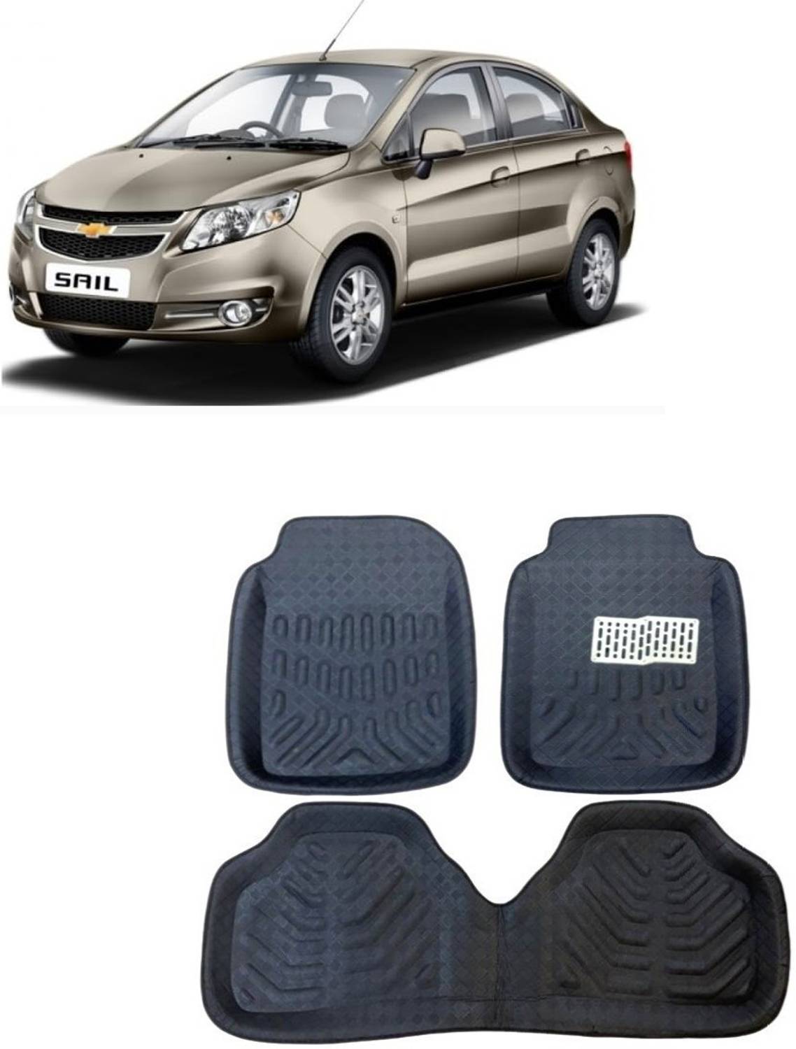 Arnejaa Polyutherine 3D Mat For Chevrolet Sail