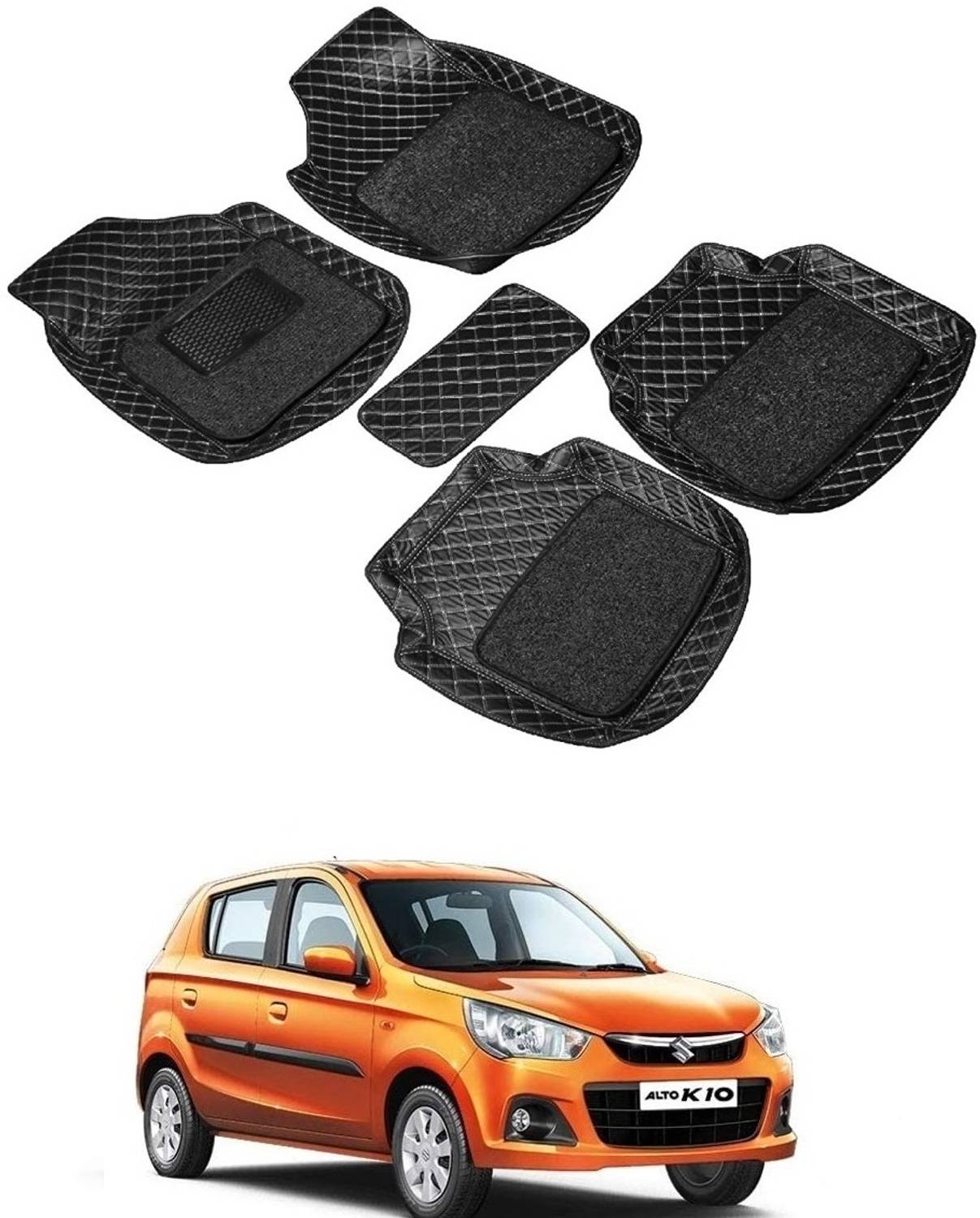 arneja trading company Leatherite 7D Mat For Maruti Suzuki Alto K10