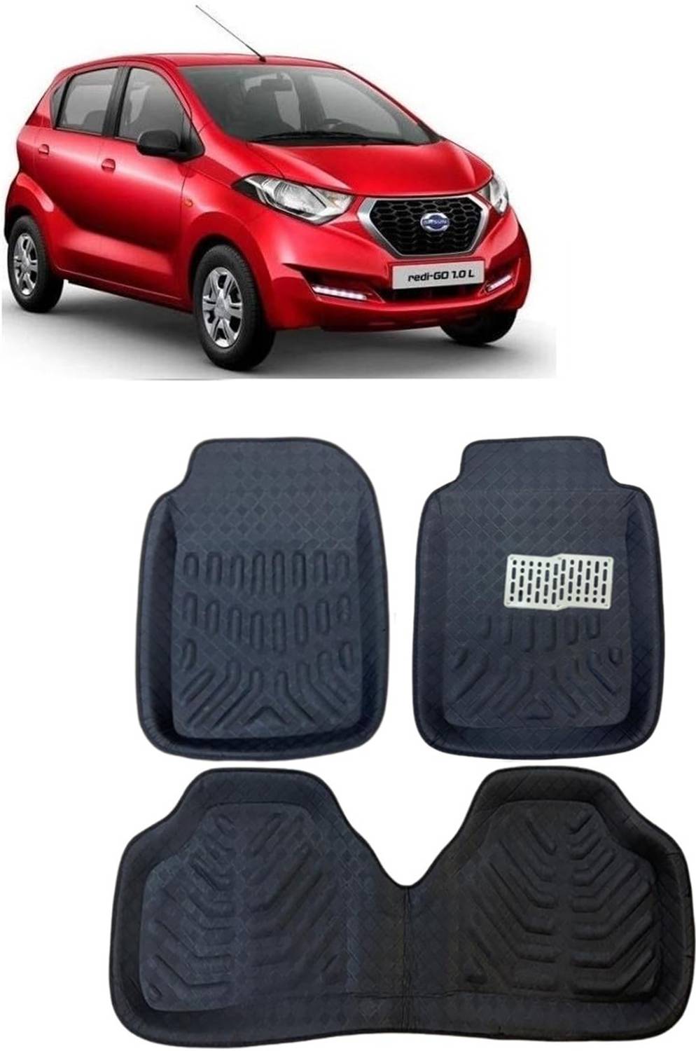 ARNEJA Polyutherine 3D Mat For  Datsun Redi GO