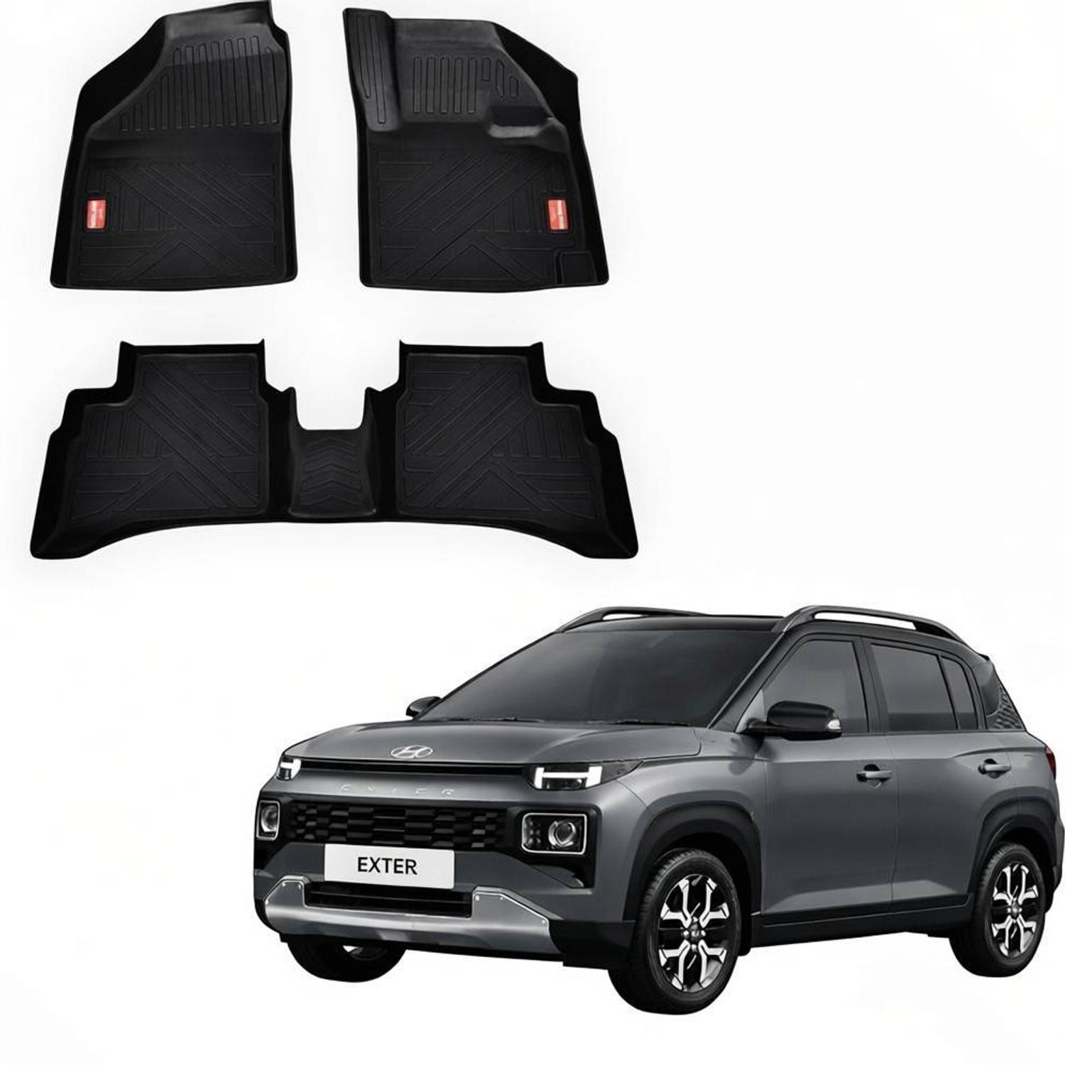 AUTOMOXCO TPV 9D Mat For  Hyundai Exter