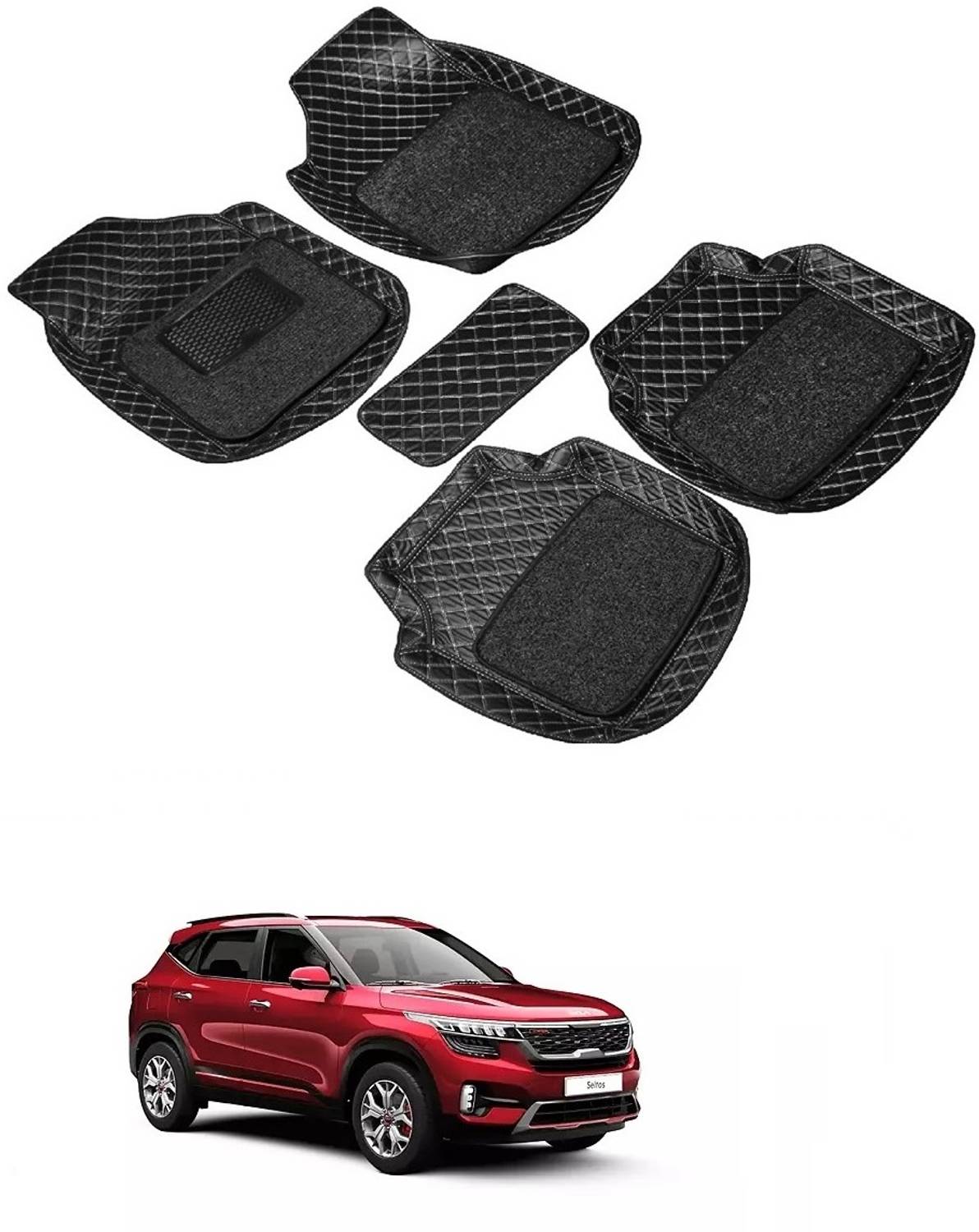 arneja trading company Leatherite 7D Mat For  Kia Seltos