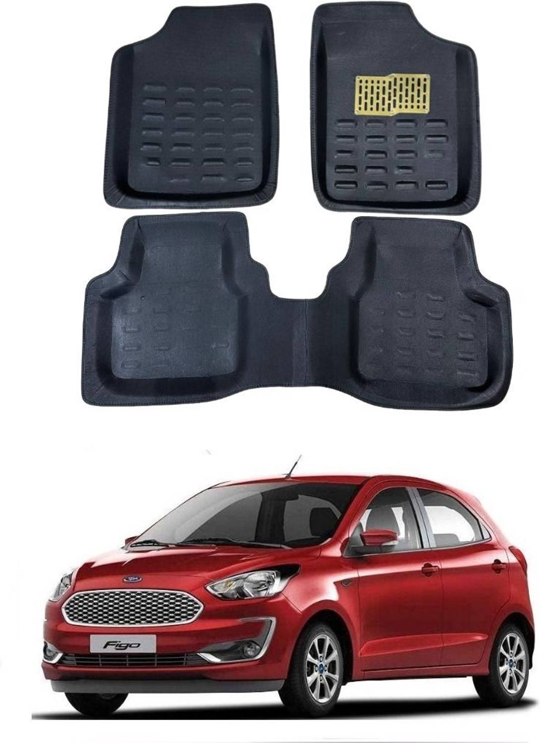Arnejaa Polyutherine 3D Mat For Ford Figo