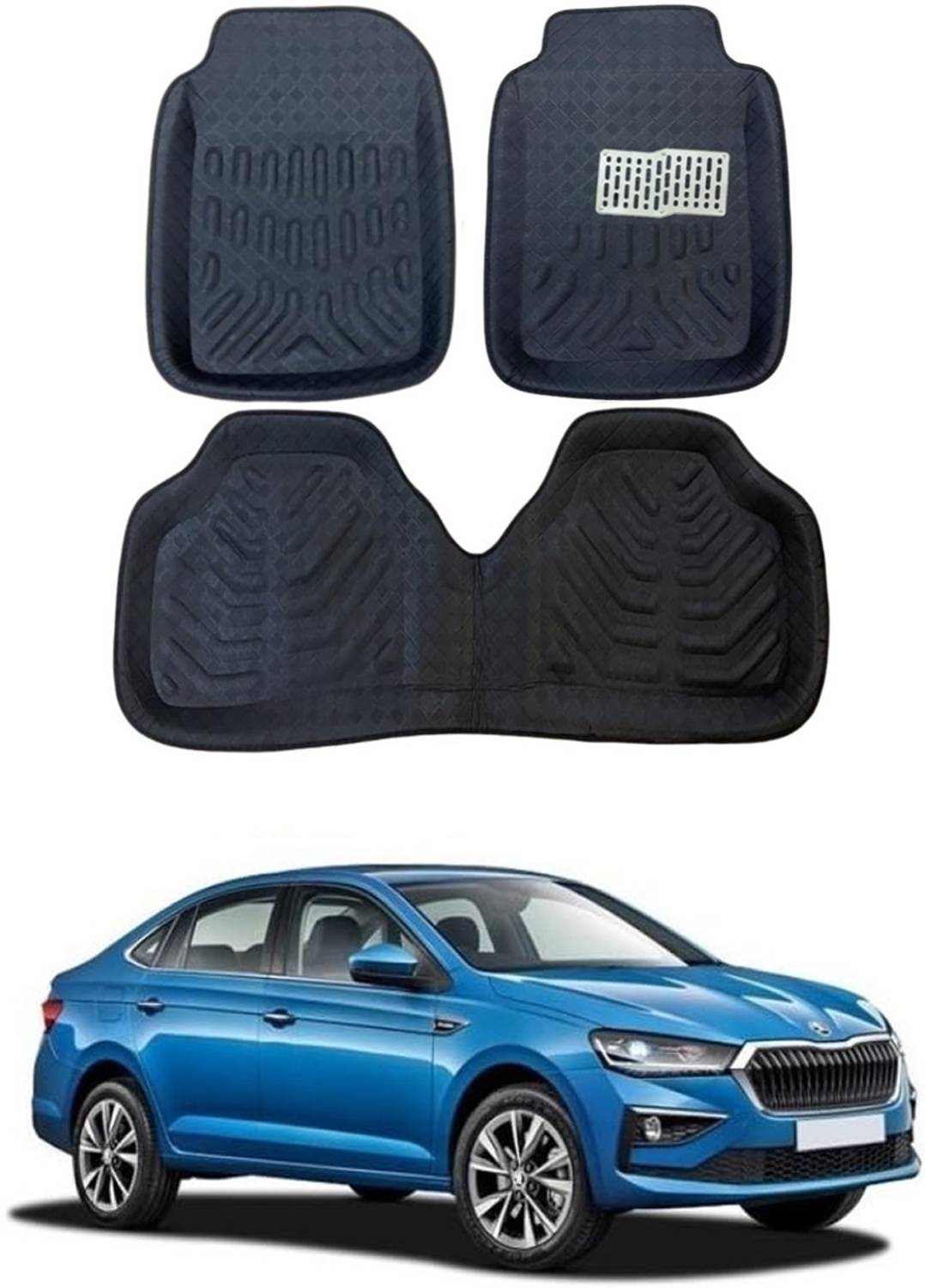 ARNEJA Polyutherine 3D Mat For  Skoda Slavia