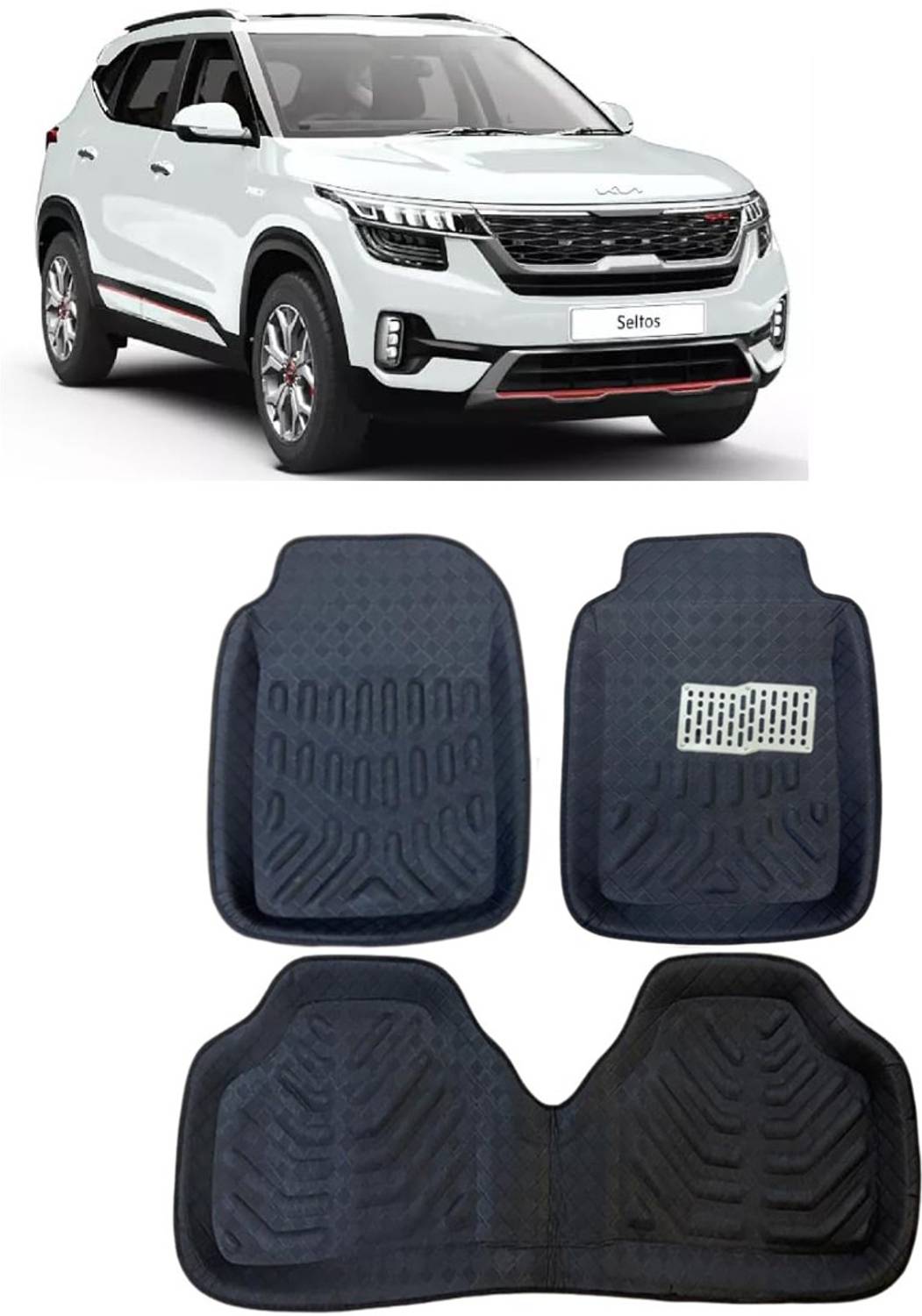 ARNEJA Polyutherine 3D Mat For  Kia Seltos