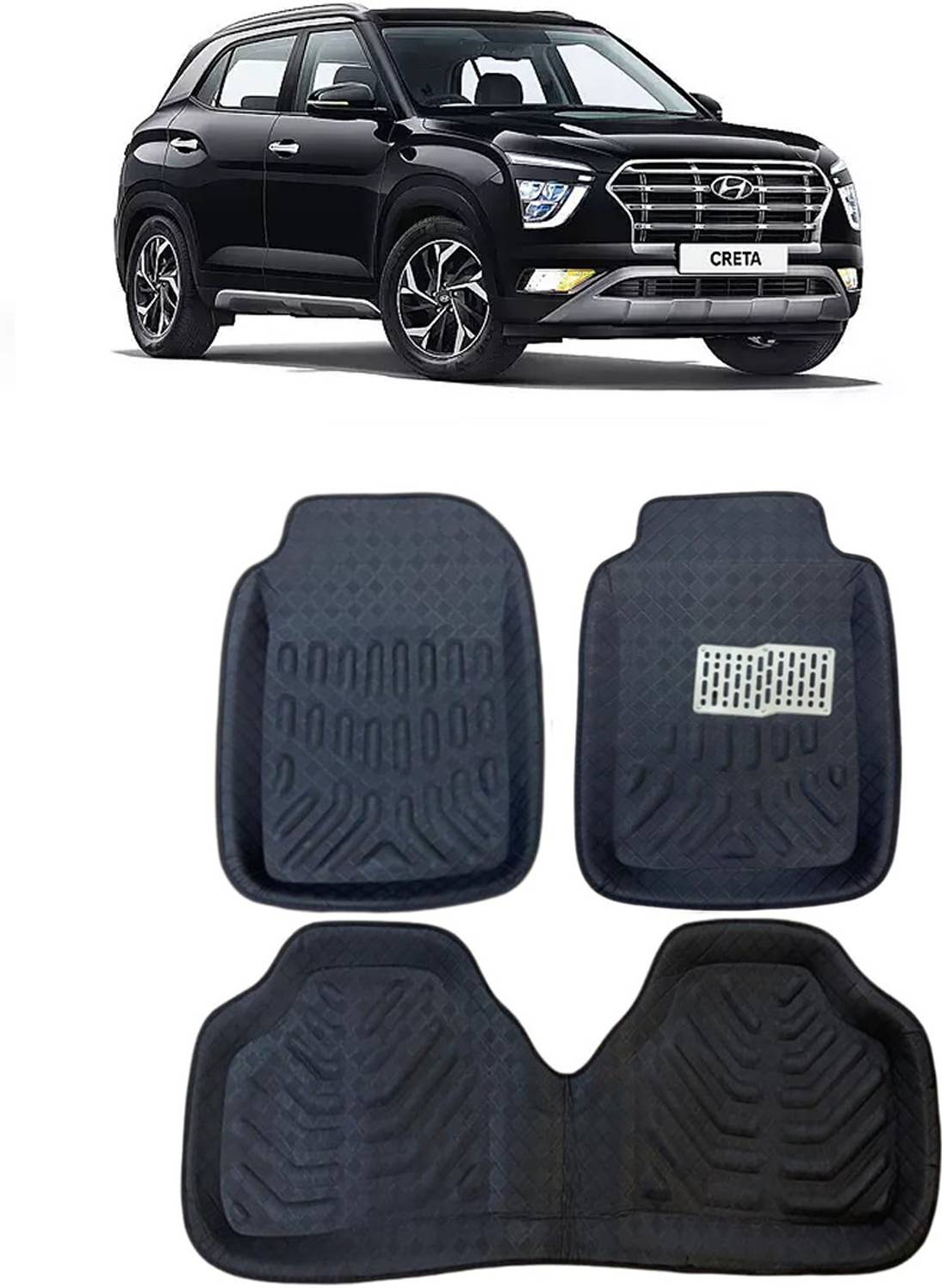 arneja trading company Polyutherine 3D Mat For Hyundai Creta