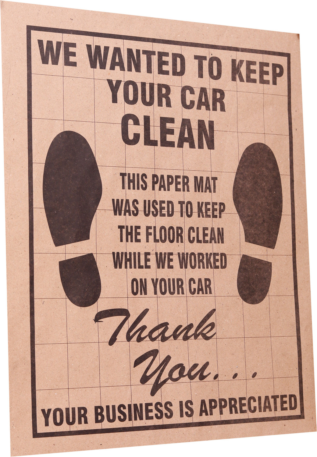 Image of Rhtdm Paper Disposable Paper Mat For Universal For Car