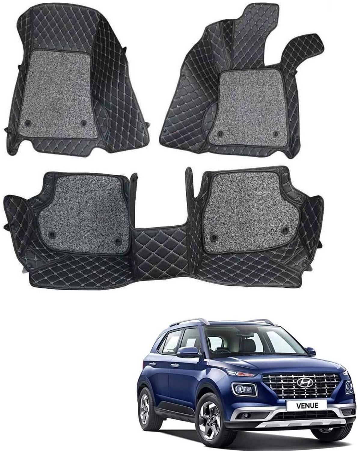 ARNEJA Leatherite 7D Mat For Hyundai Venue