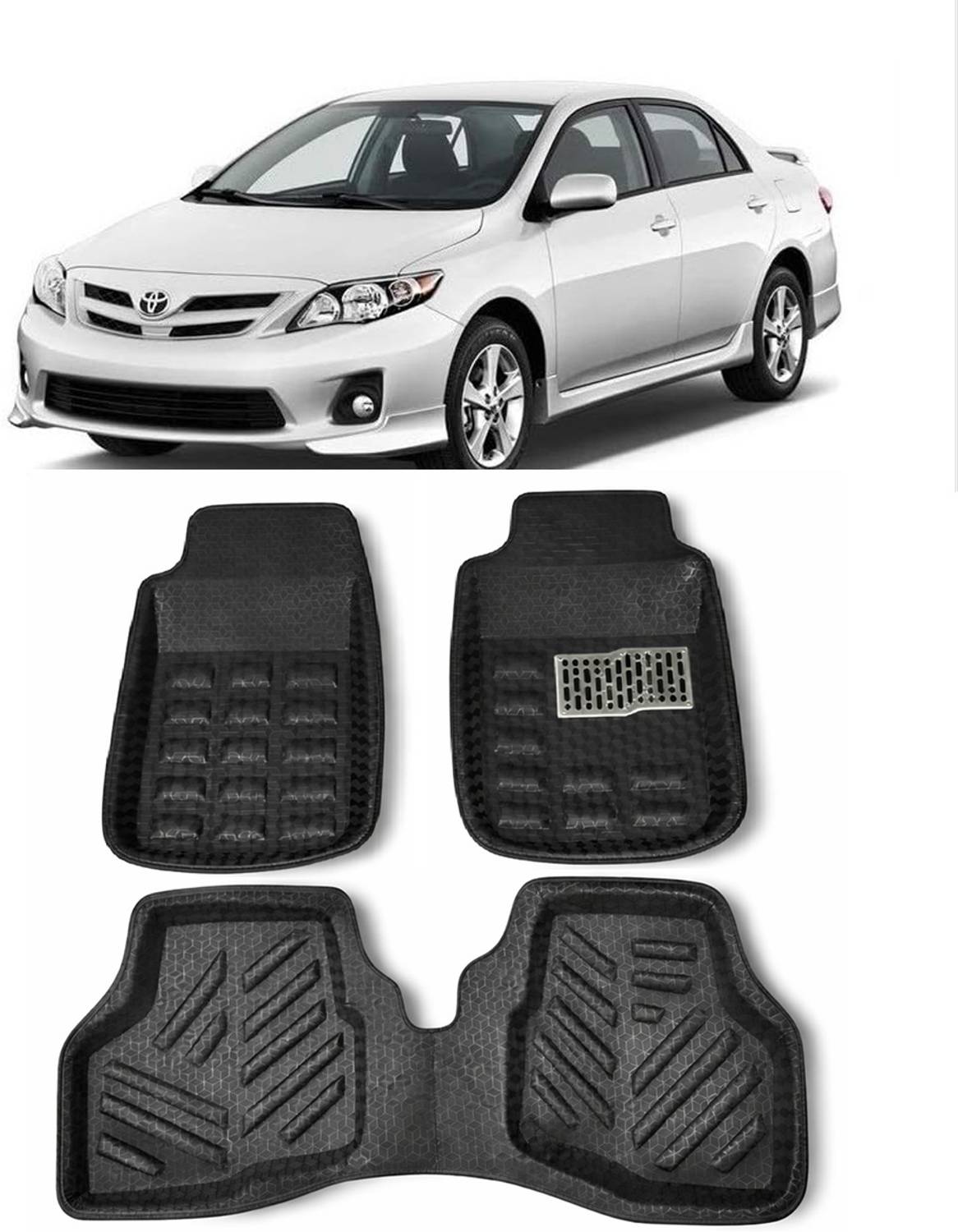 ARNEJA Polyutherine 3D Mat For  Toyota Corolla