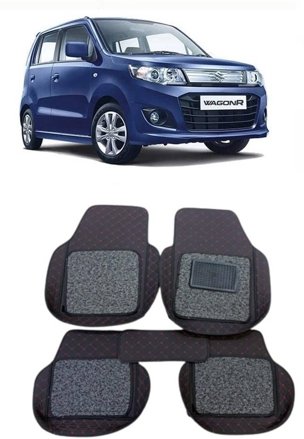 arneja trading company Leatherite 7D Mat For  Maruti Suzuki WagonR Stingray