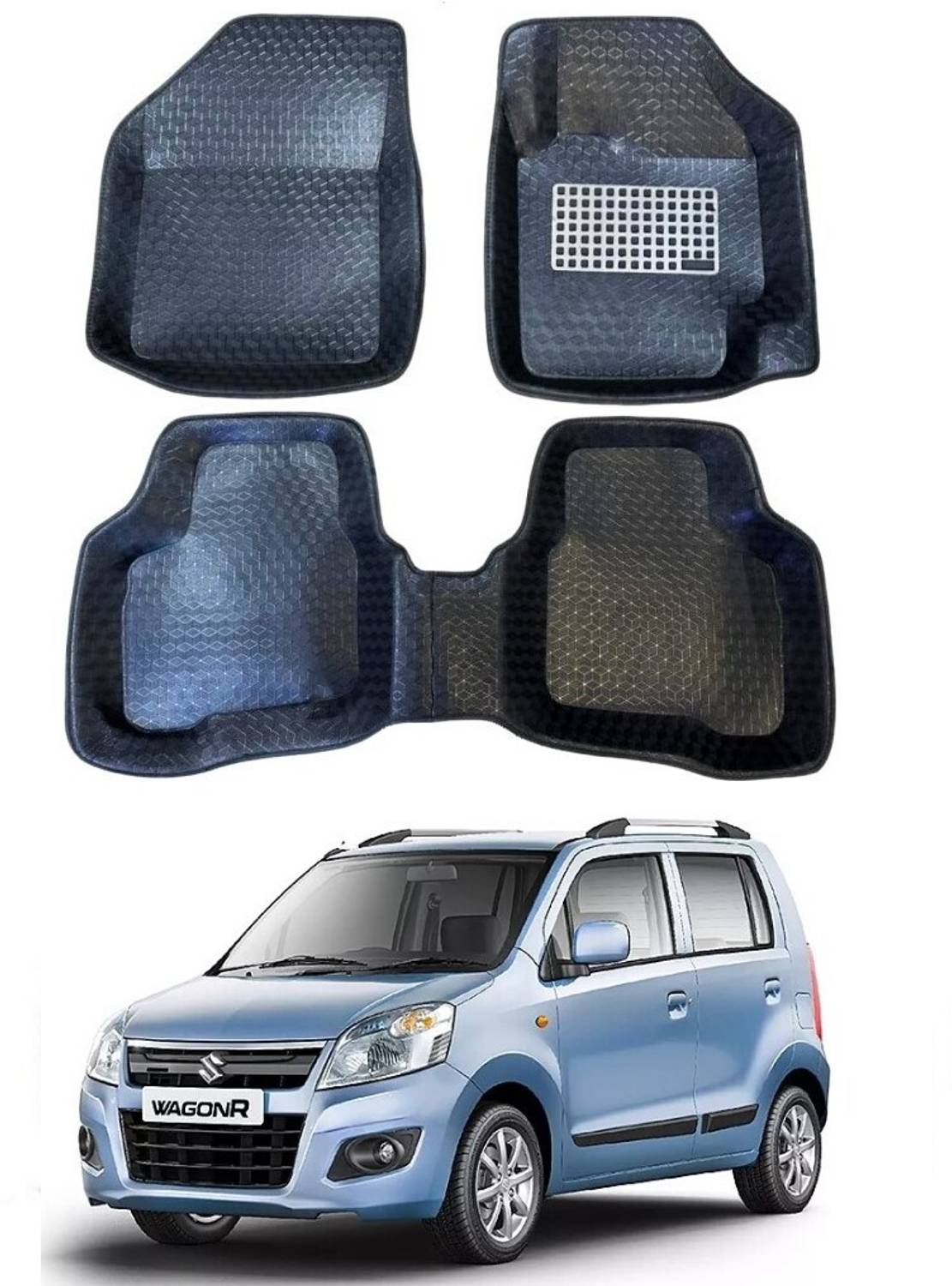 ARNEJA Polyutherine 5D Mat For Maruti Suzuki WagonR