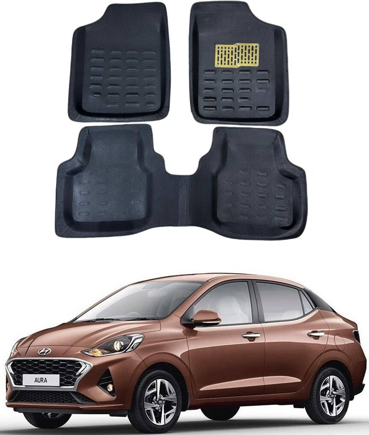 ARNEJA Polyutherine 3D Mat For Hyundai Aura