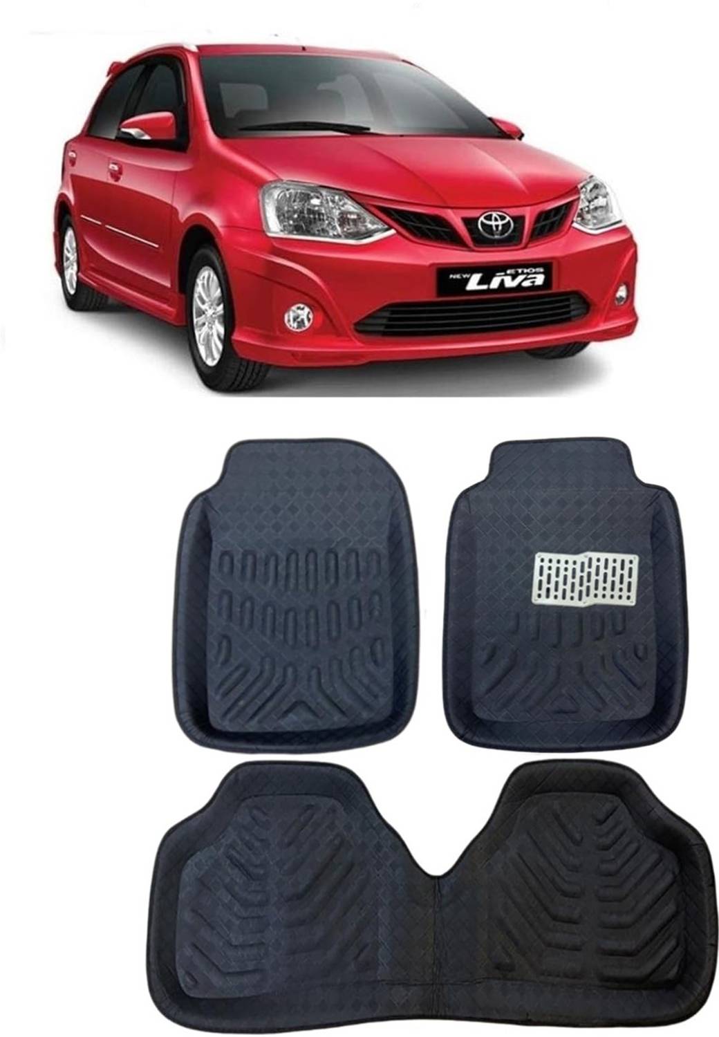 ARNEJA Polyutherine 3D Mat For  Toyota Etios Liva